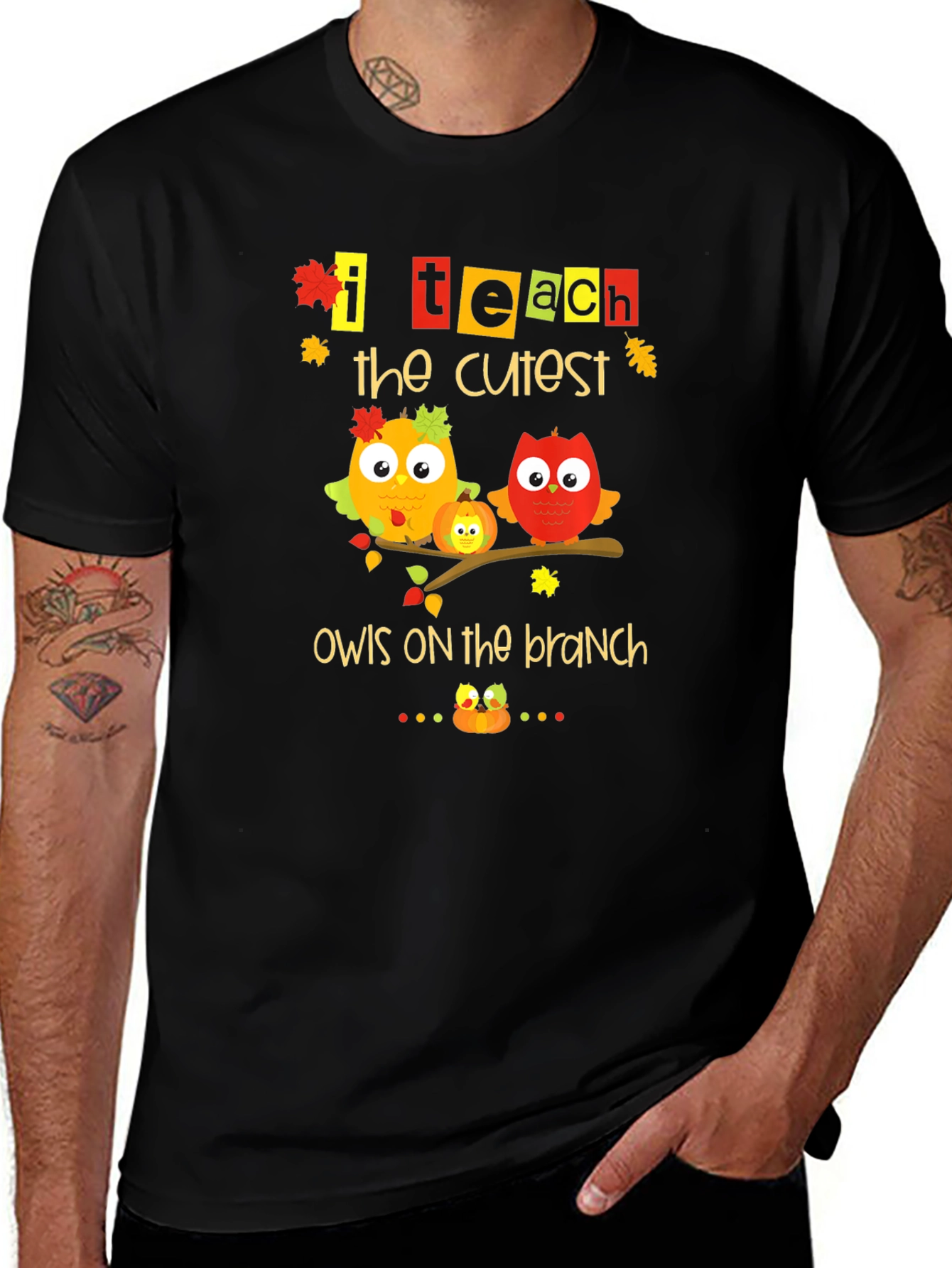 Variant 9 of I Teach The Cutest Owls On The Branch T-Shirt