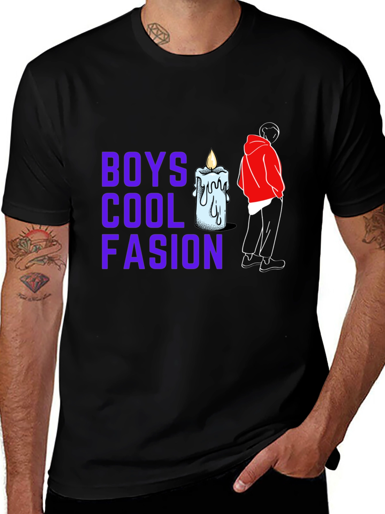 Variant 20 of Boys Cool Fashion T-Shirt, Graphic Tee