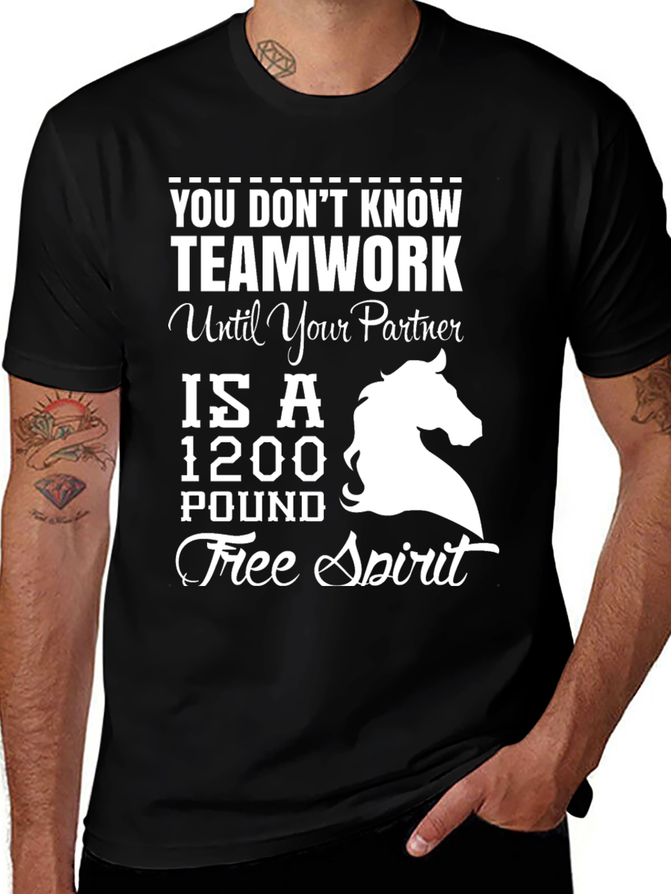 Variant 28 of Teamwork Horse Lover T-Shirt