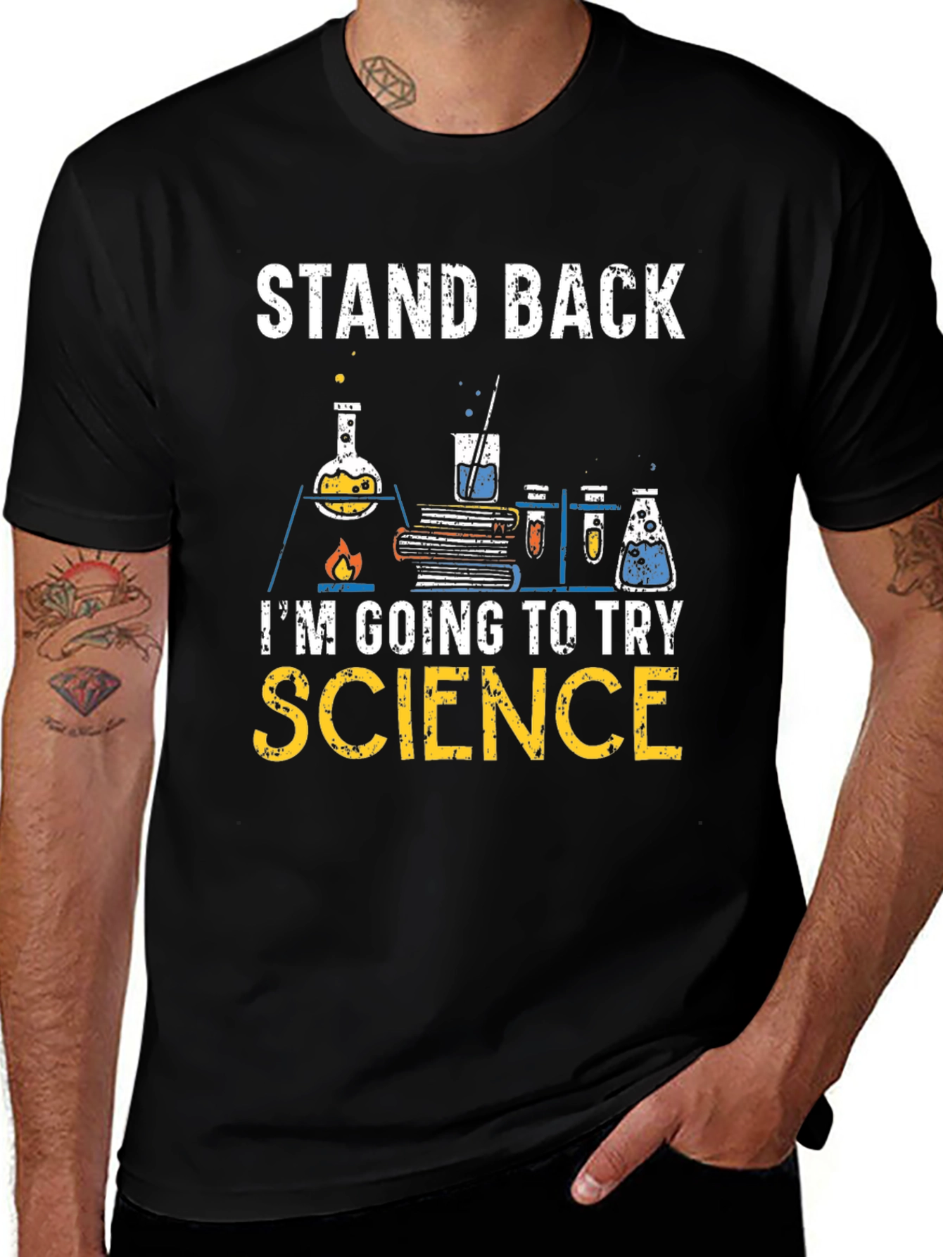 Science T-Shirt - Stand Back Experiment Apparel