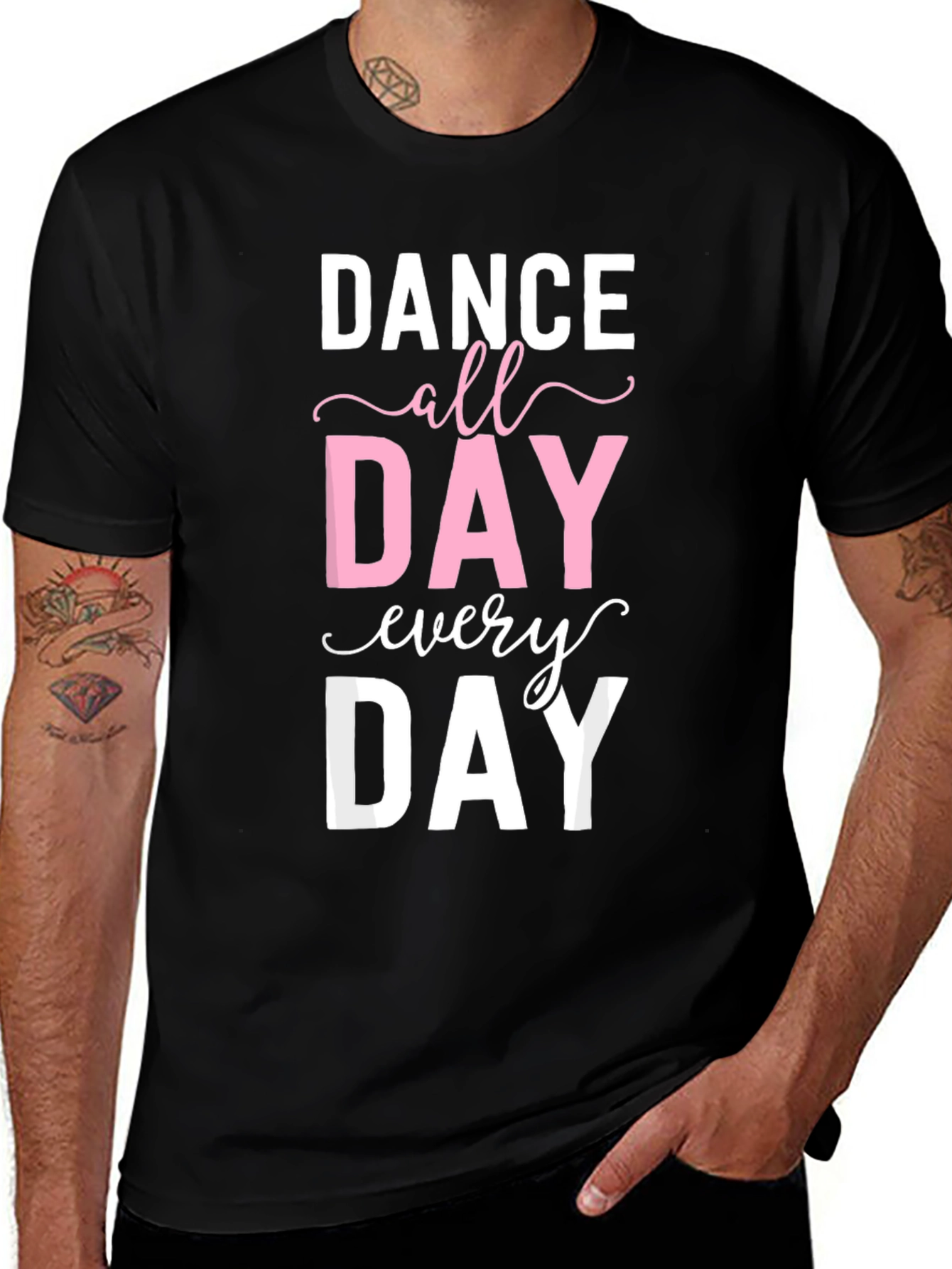 Variant 25 of Dance All Day T-Shirt - Black