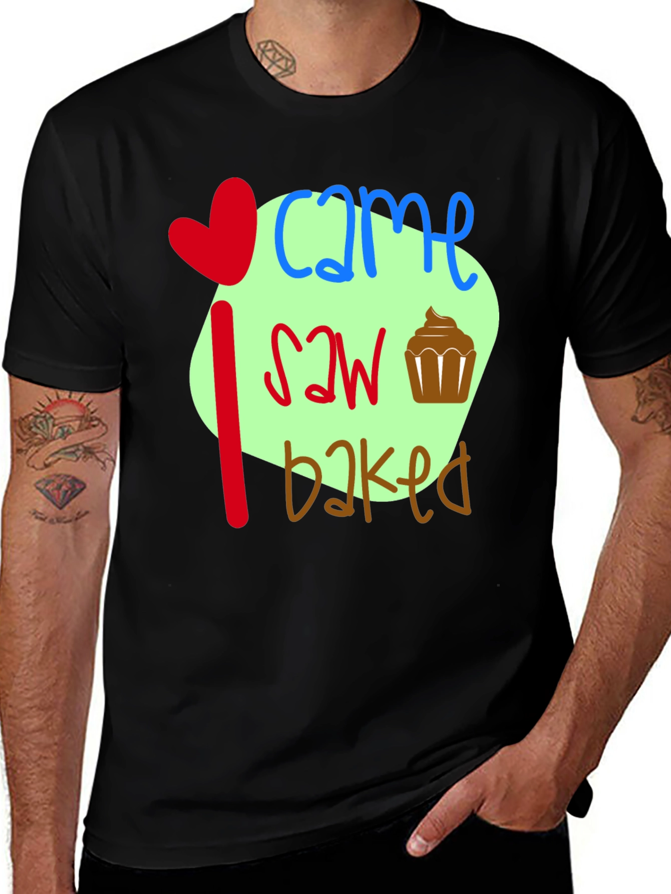 I Came I Saw I Baked T-Shirt - Fun Baking Tee