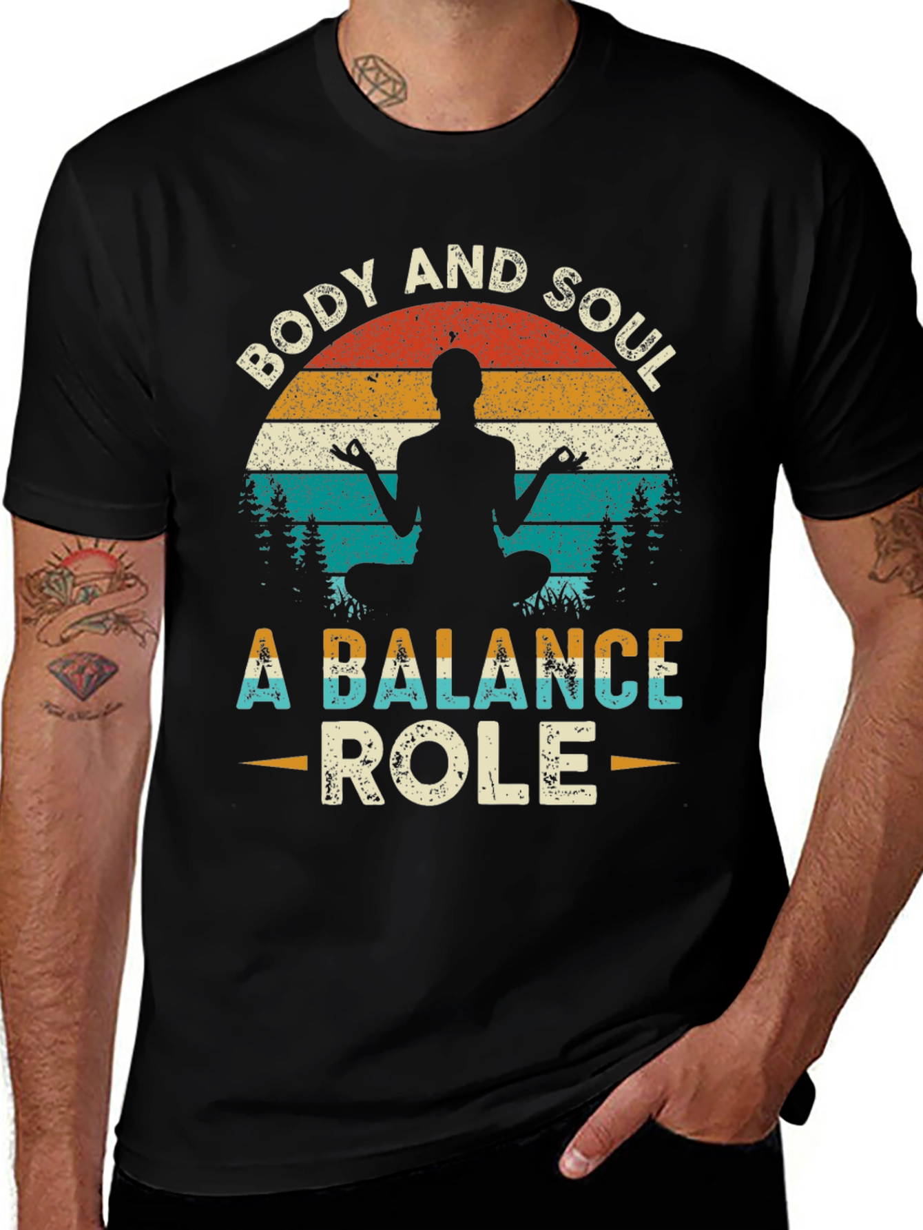 Body and Soul Balance Role T-Shirt