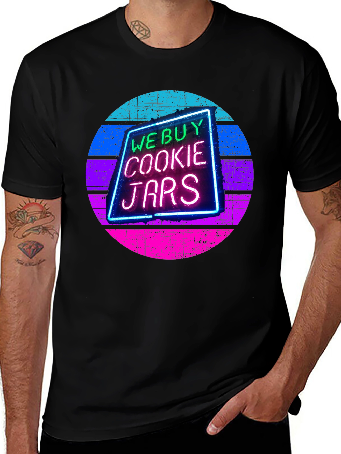 Variant 20 of We Buy Cookie Jars Retro T-Shirt