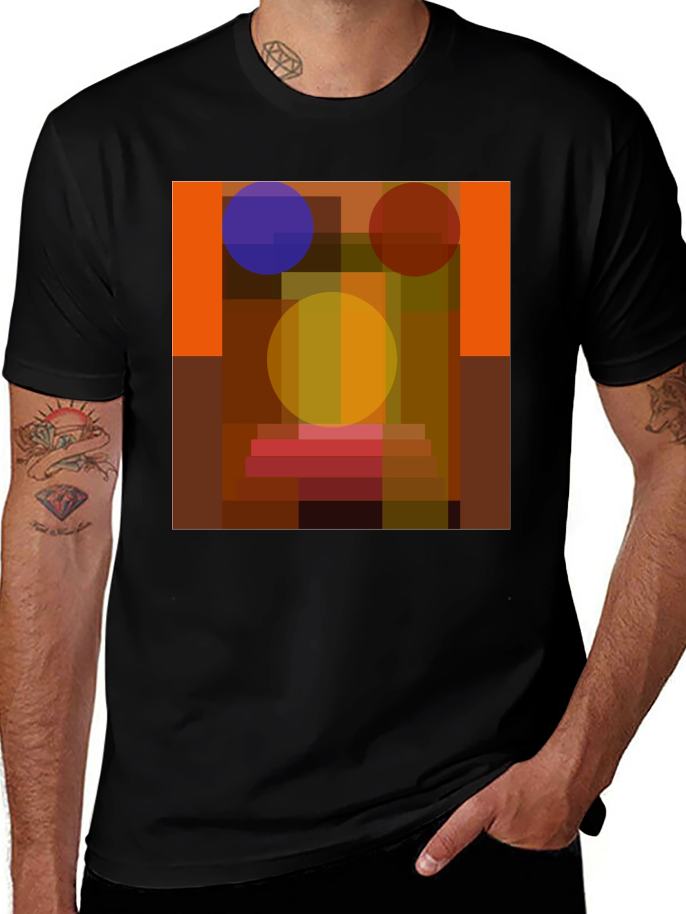 Variant 22 of Abstract Geometric Art Graphic Tee