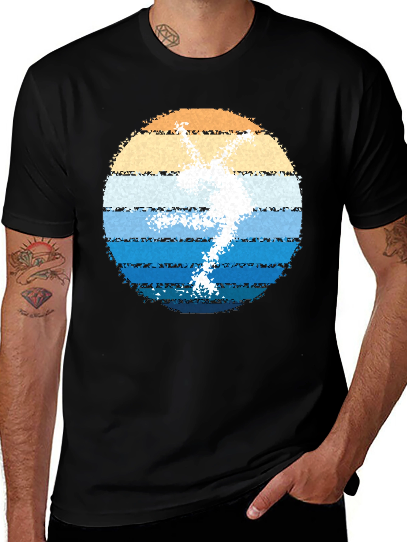 Variant 6 of Retro Skier Graphic T-Shirt