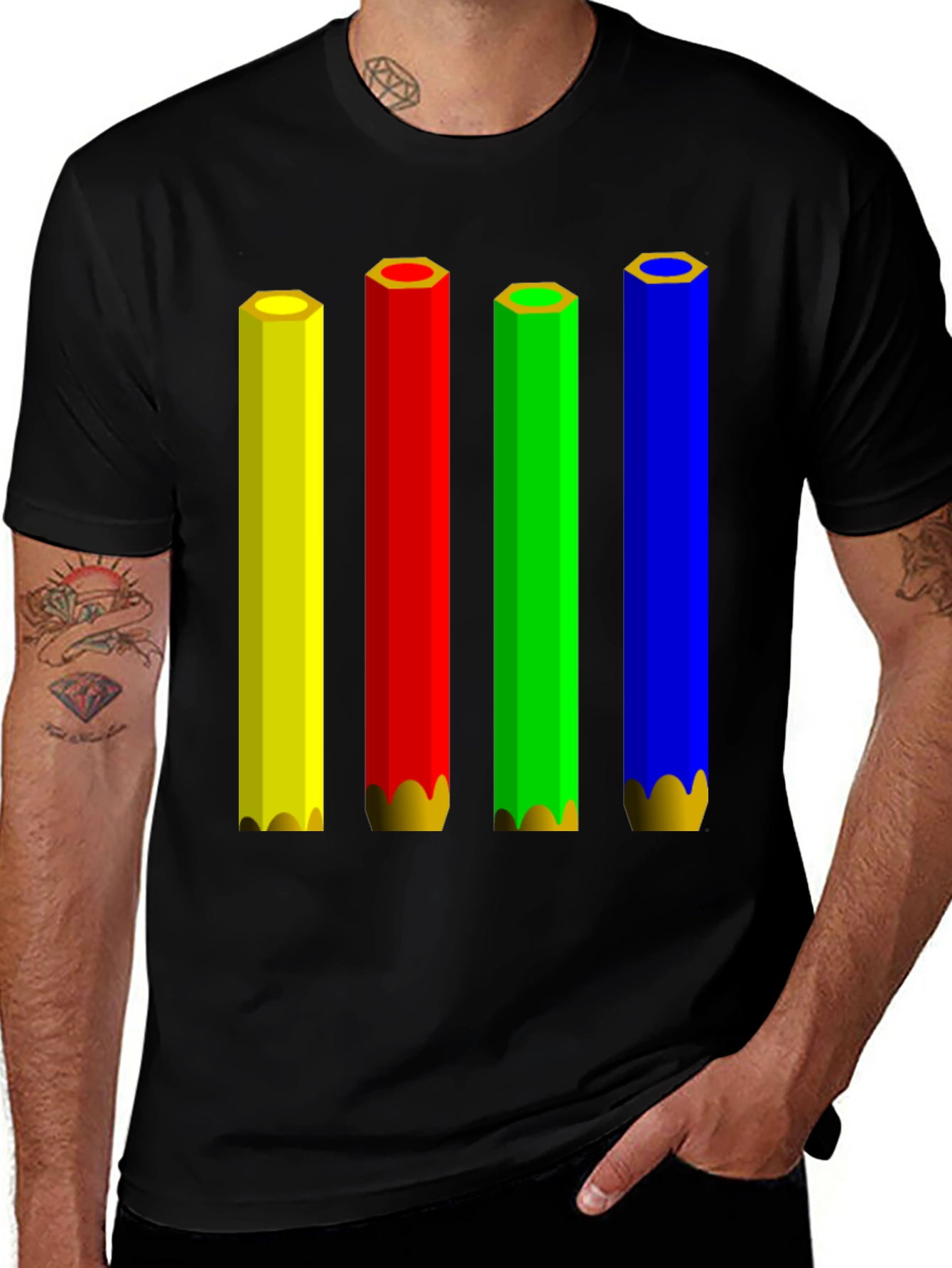Colorful Pencil T-Shirt