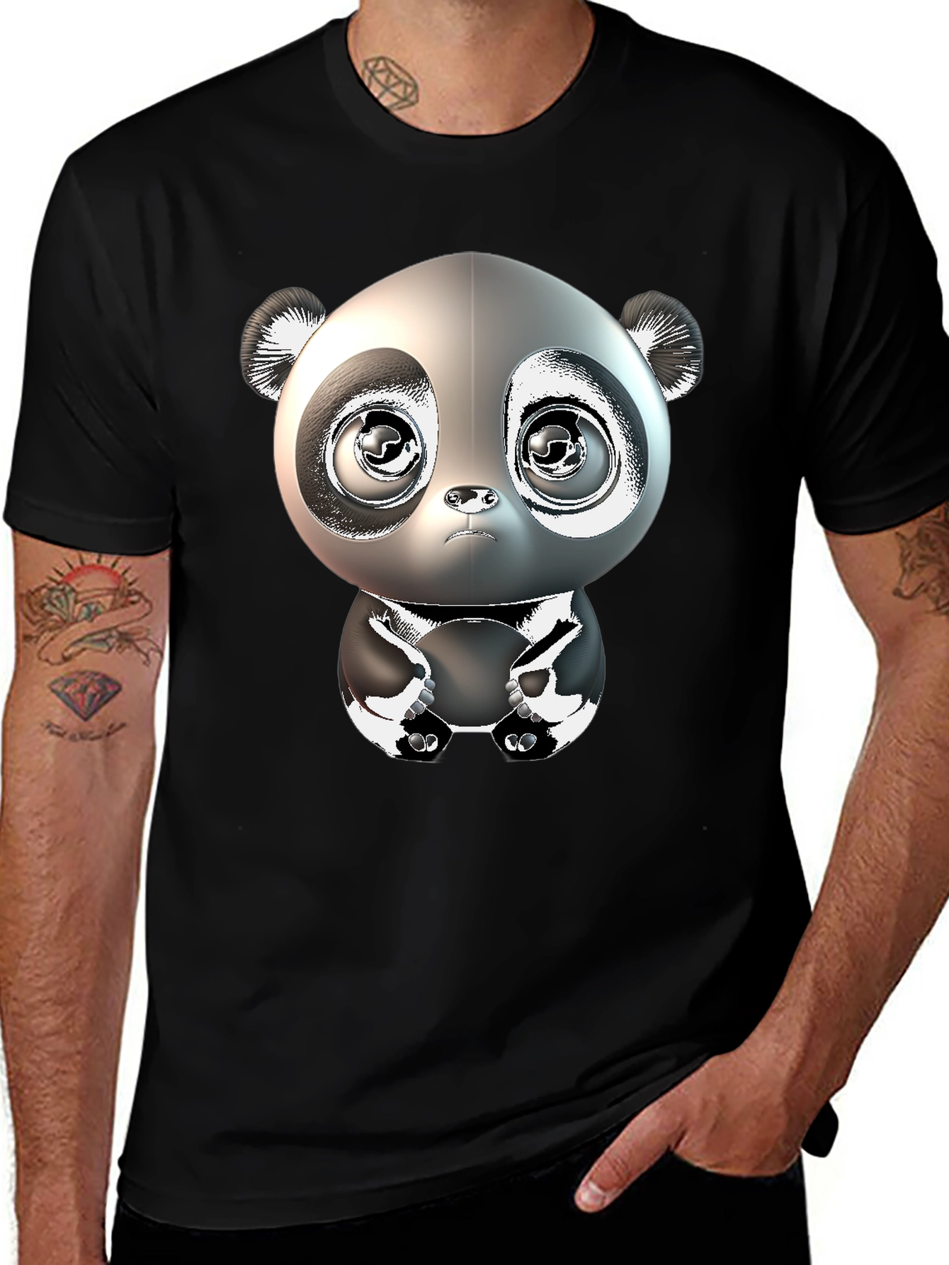 Variant 4 of Cute Panda Graphic Tee