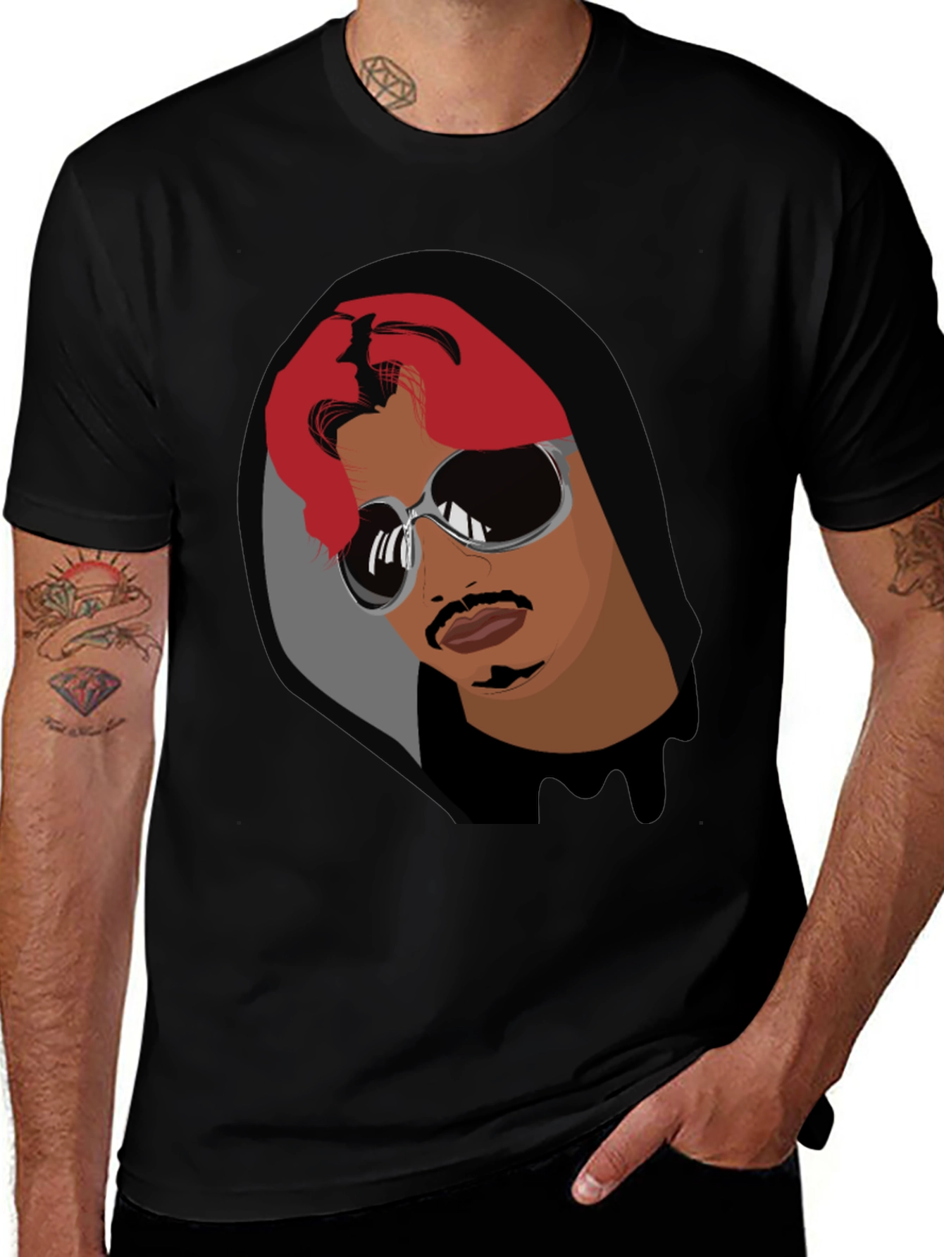 Variant 9 of Cool Cartoon Graphic T-Shirt
