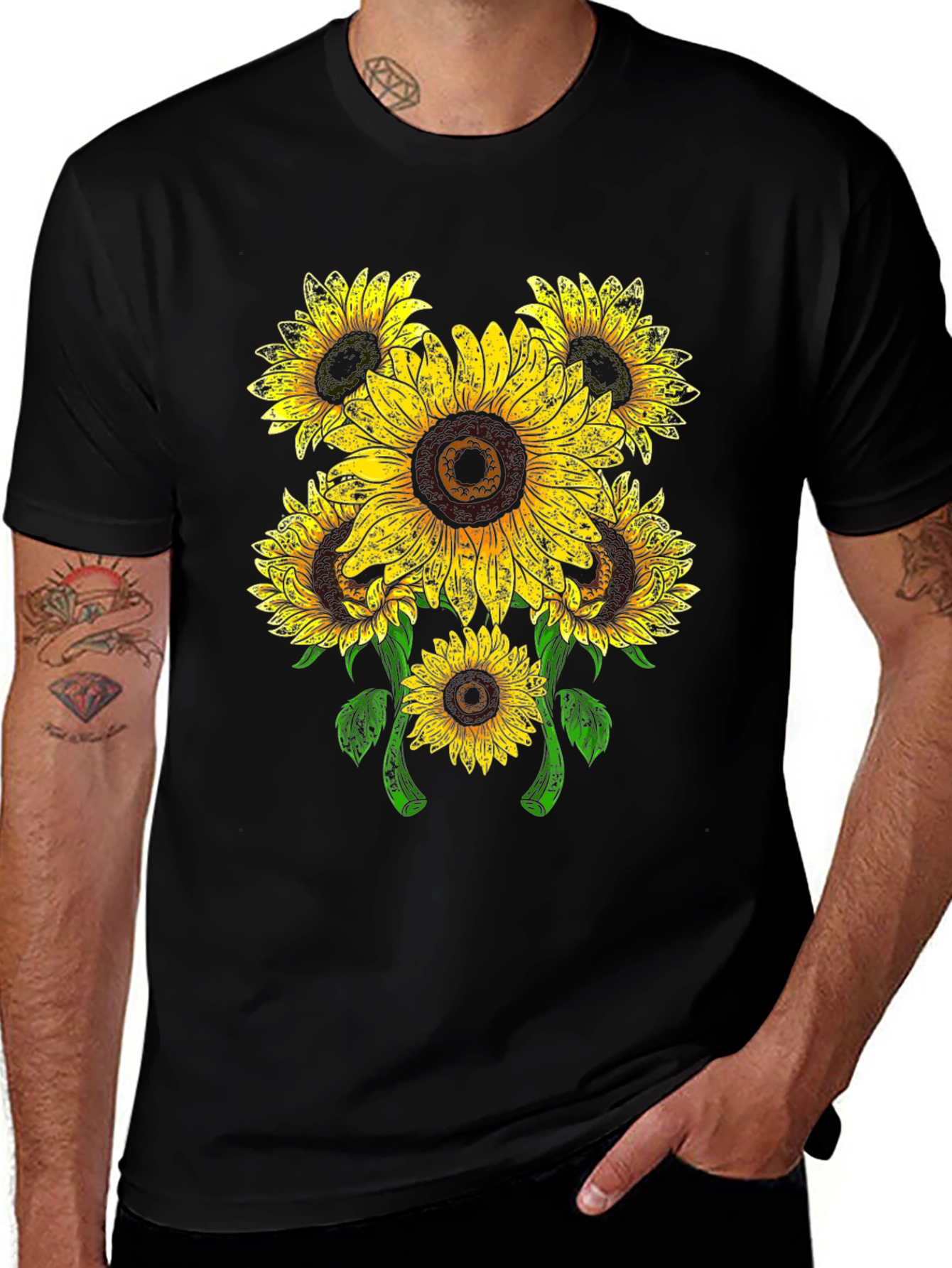 Variant 12 of Sunflower Graphic T-Shirt