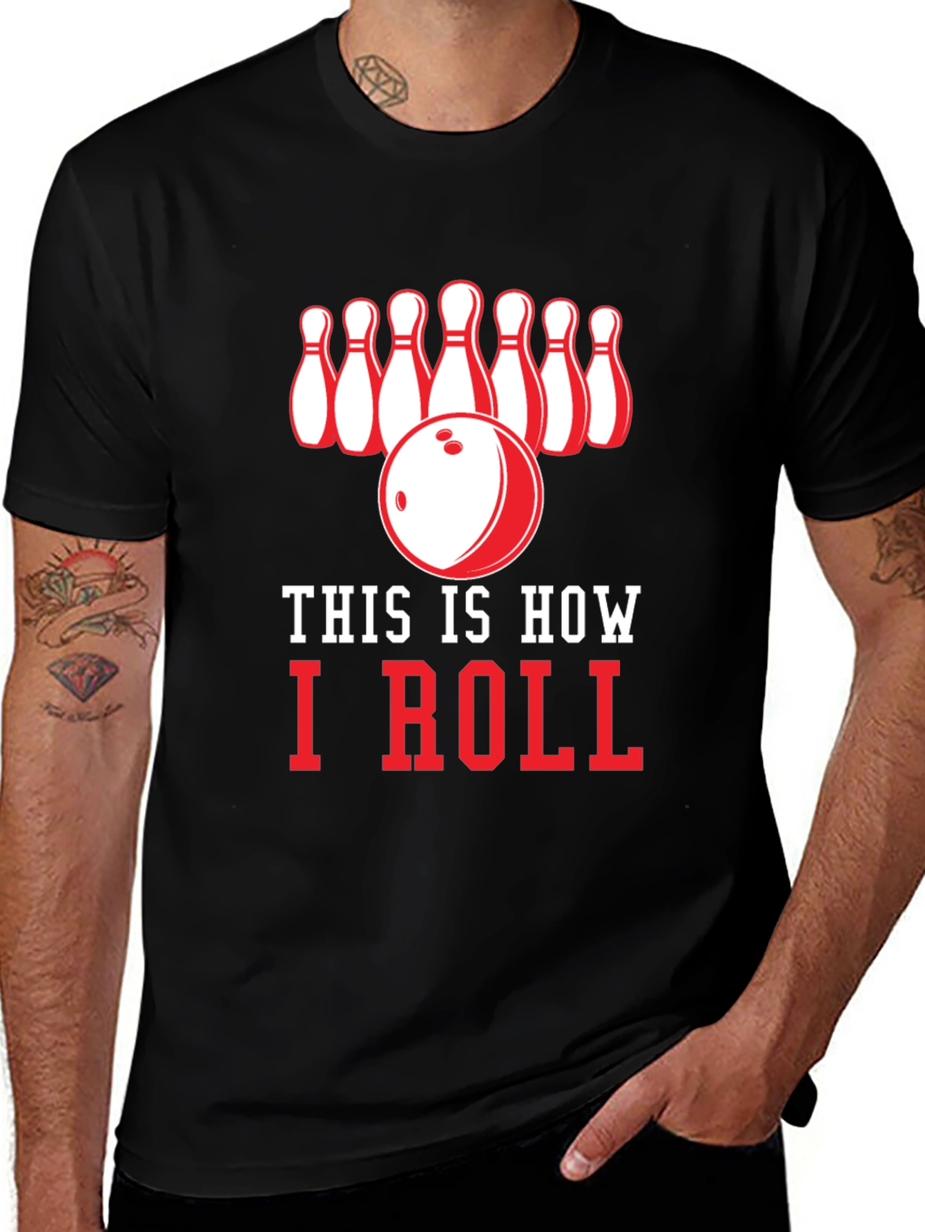 Variant 21 of This is How I Roll Bowling T-Shirt