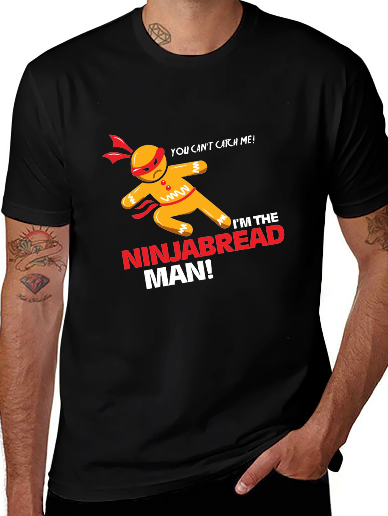 Variant 29 of Ninjabread Man T-Shirt - Funny Novelty Tee