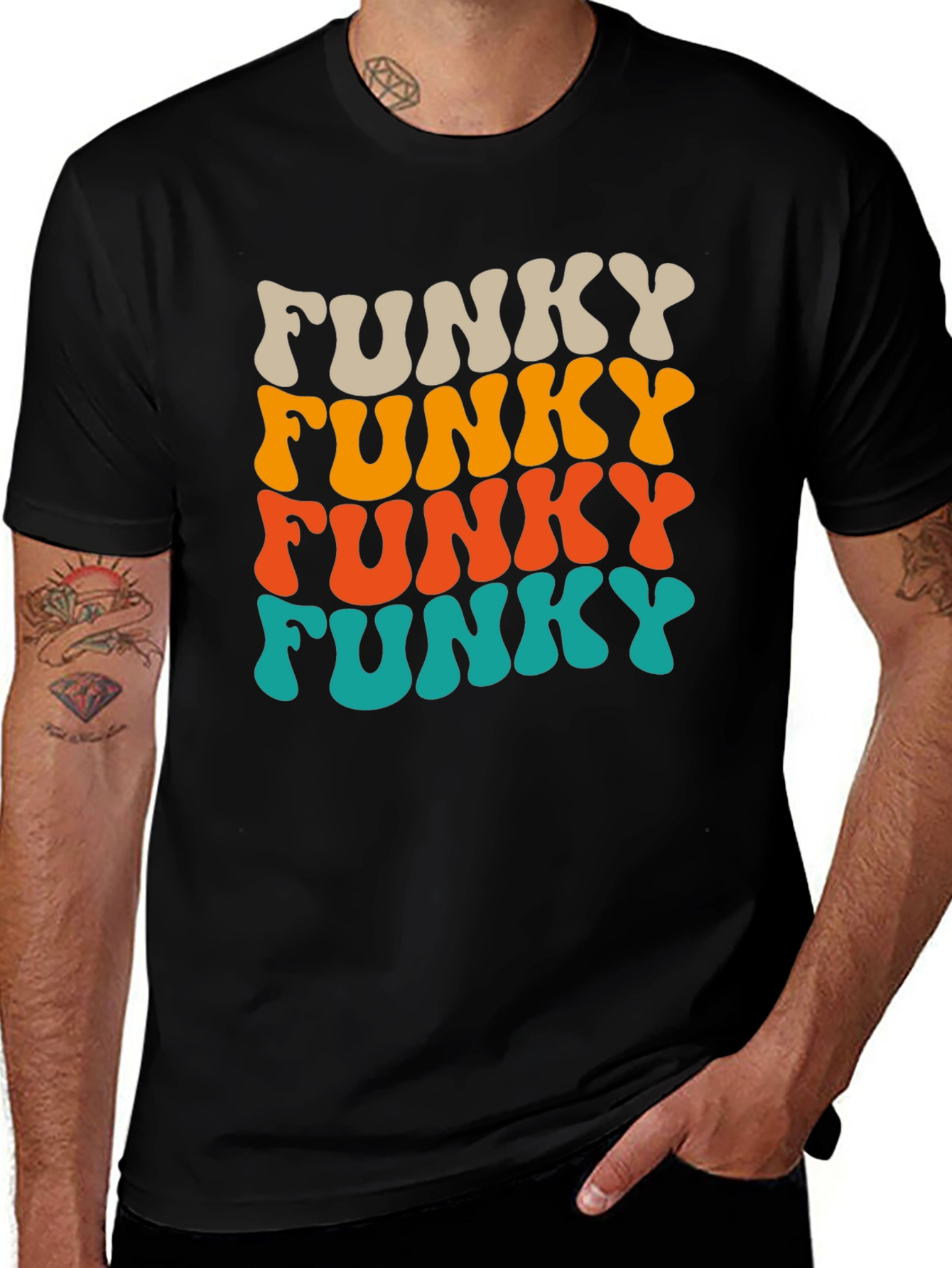 Variant 18 of Funky Retro Style Graphic T-Shirt