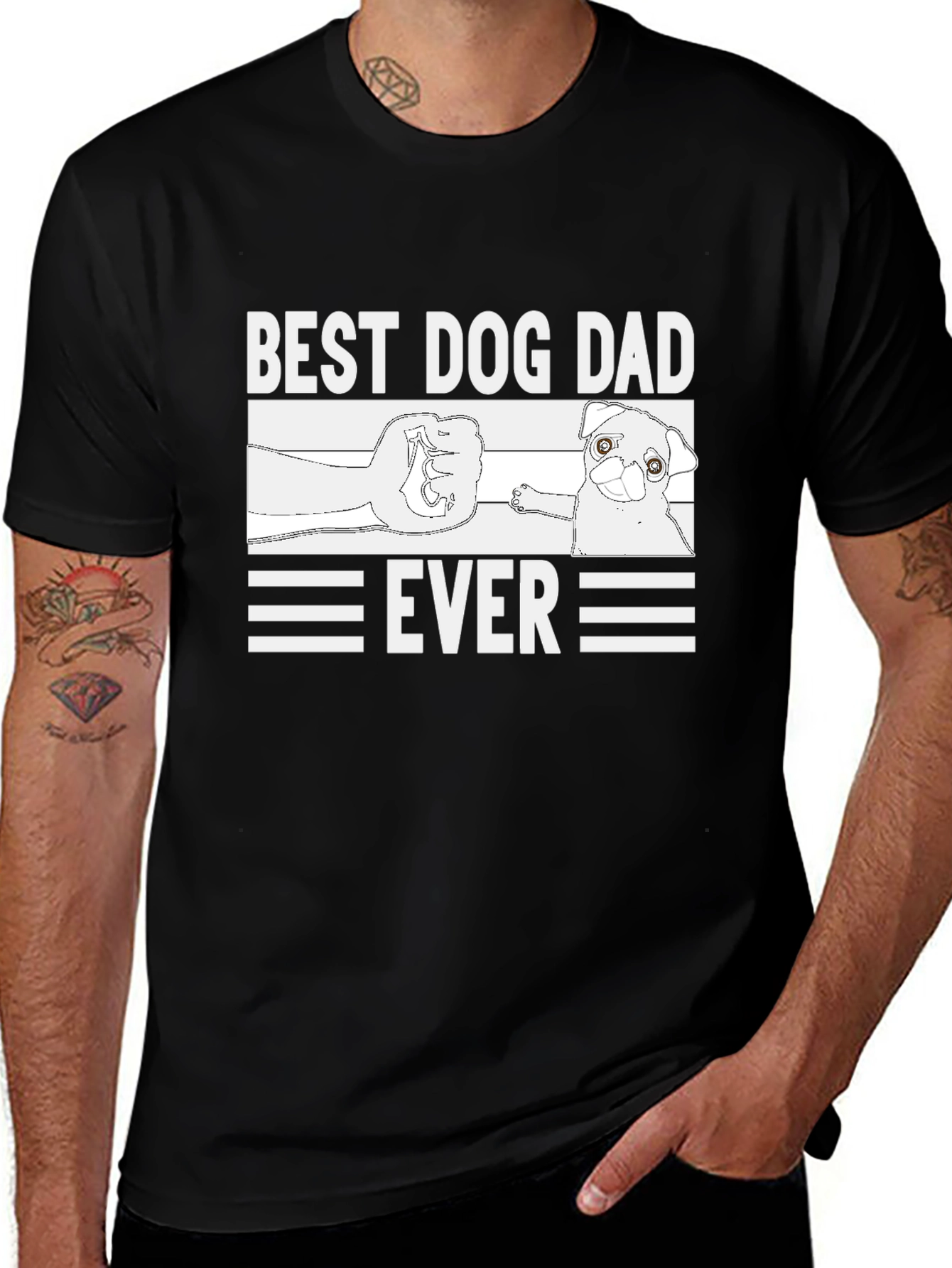Variant 16 of Best Dog Dad Ever T-Shirt