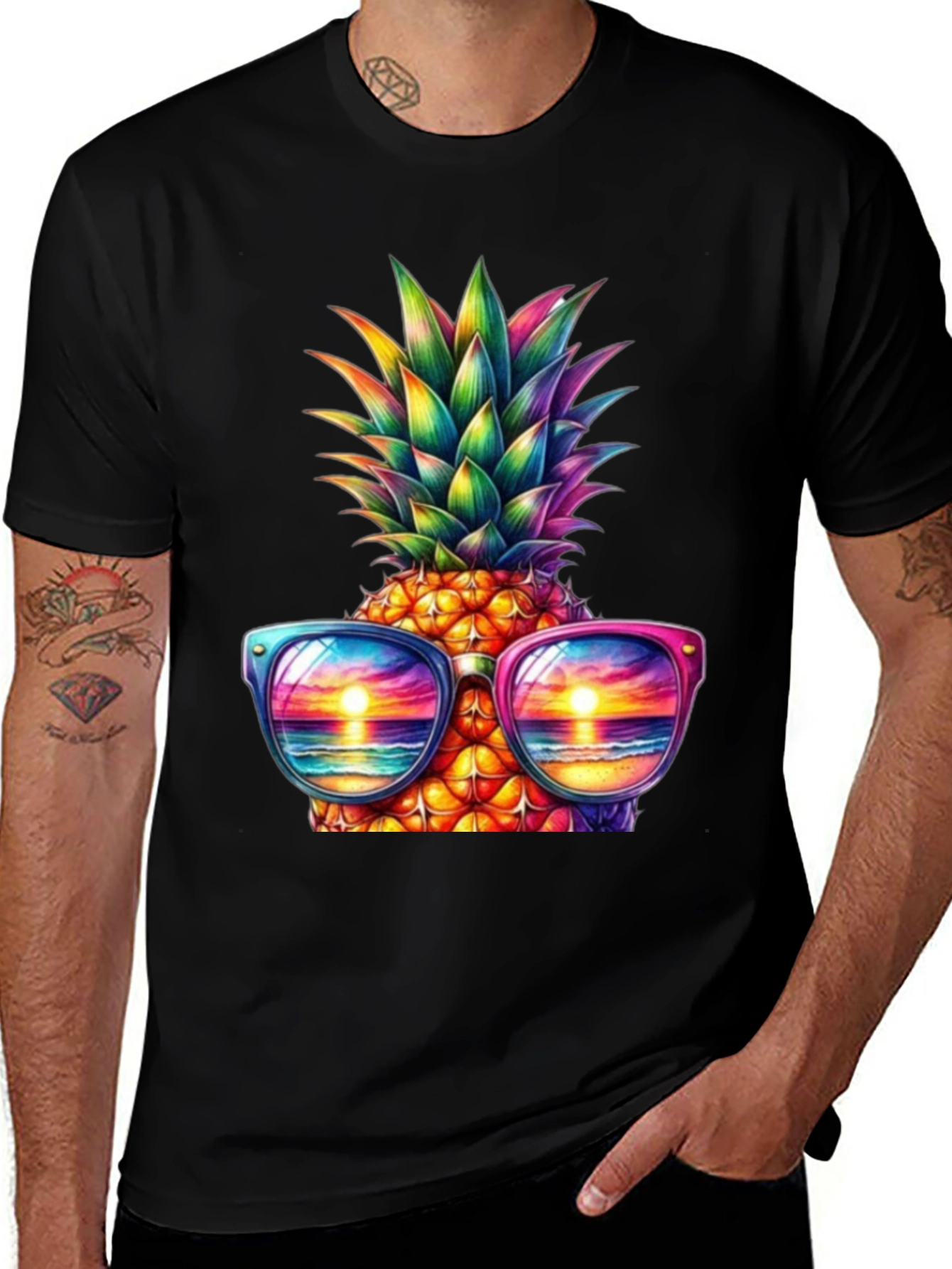 Variant 13 of Cool Pineapple Graphic Tee