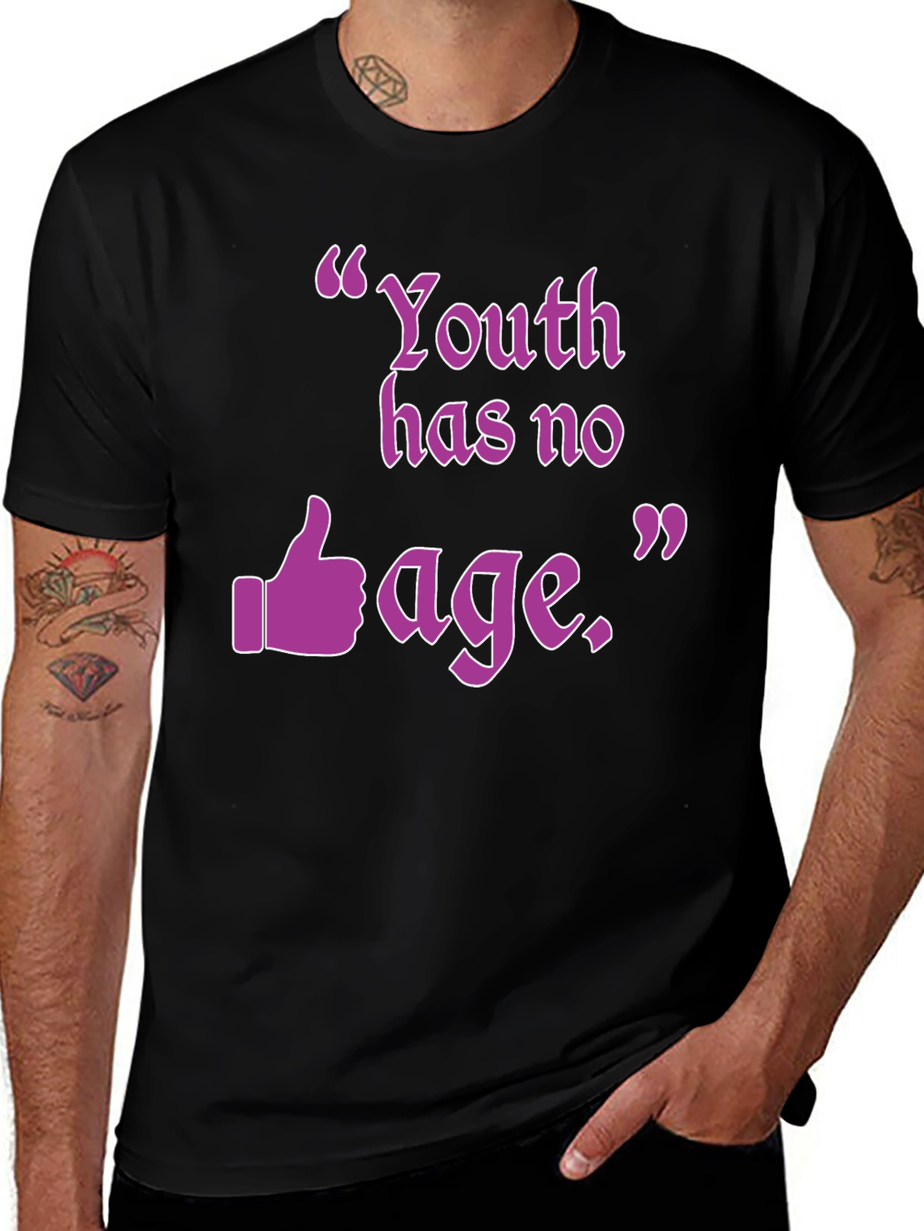 Variant 8 of Youth Has No Age Graphic T-Shirt
