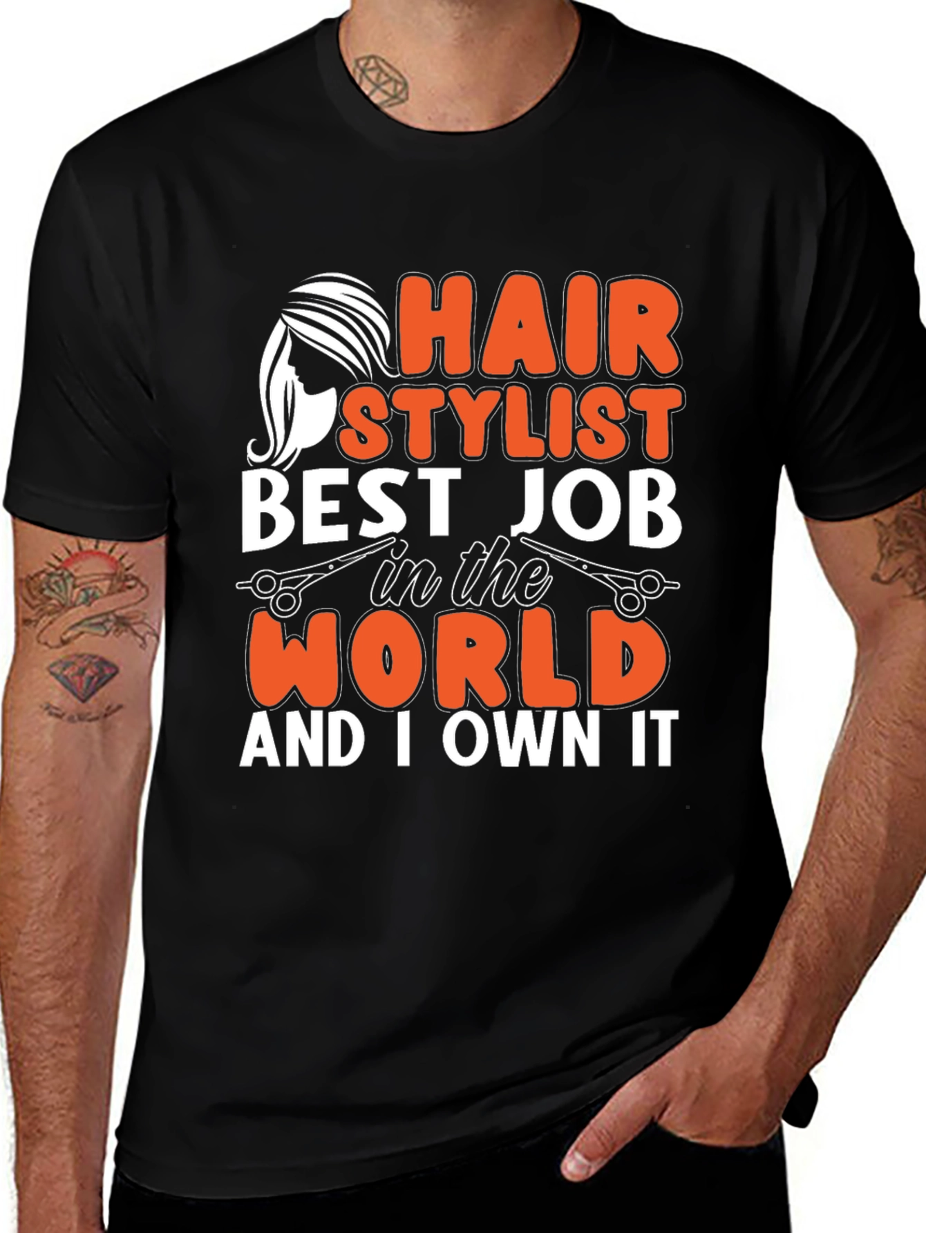 Variant 17 of Hair Stylist Best Job T-Shirt
