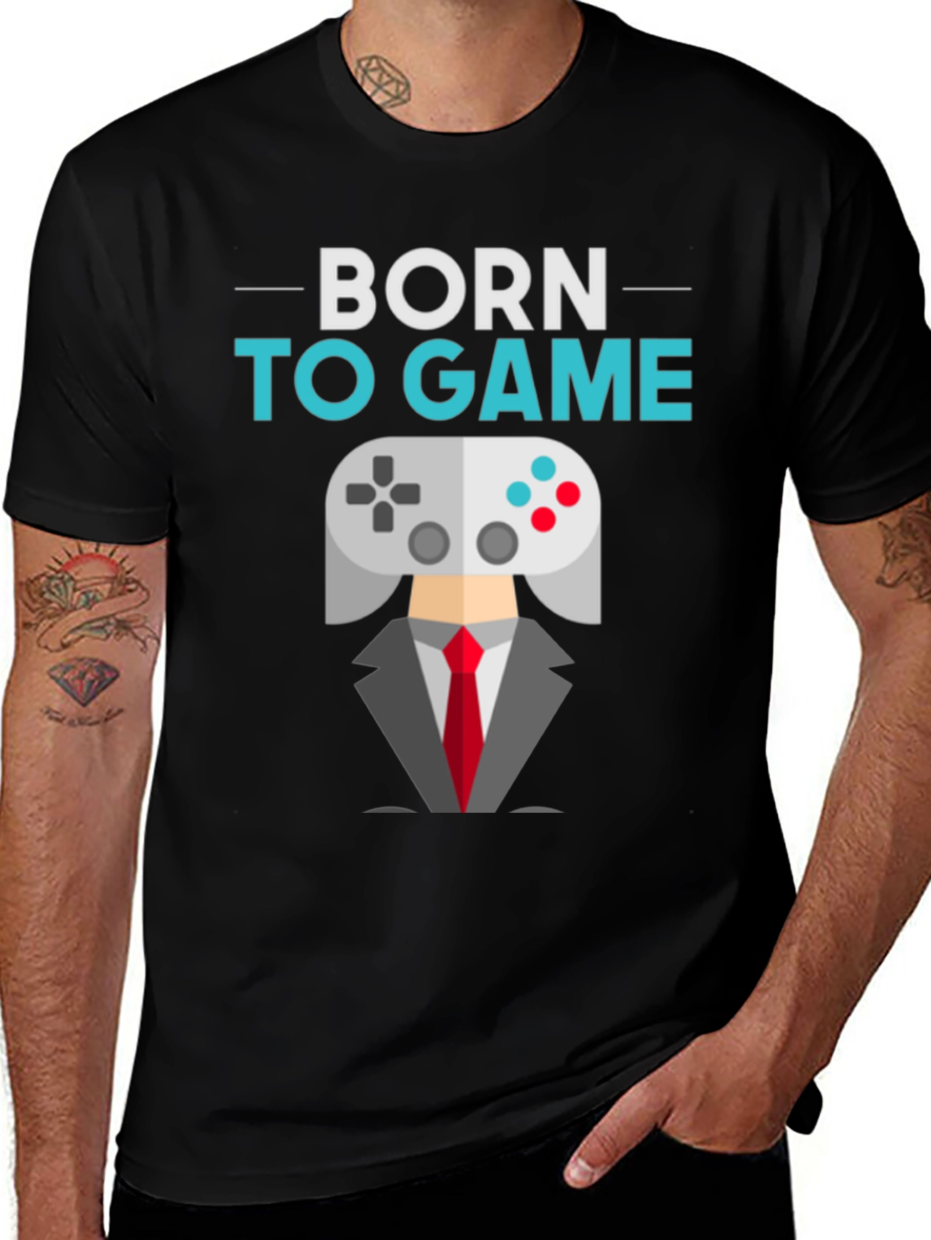 Variant 27 of Born to Game T-Shirt - Gamer Style
