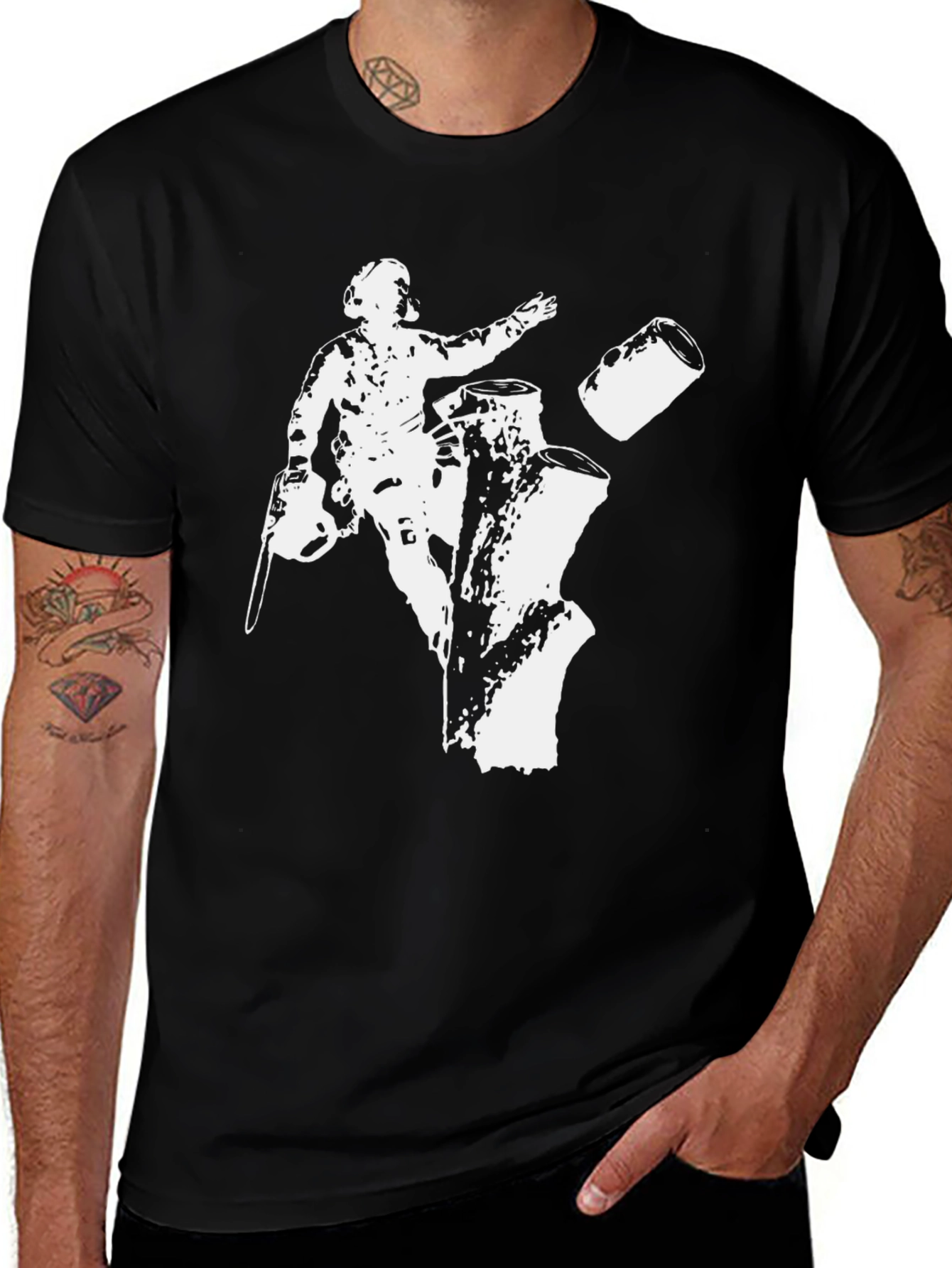 Variant 13 of Retro Lumberjack Graphic Tee