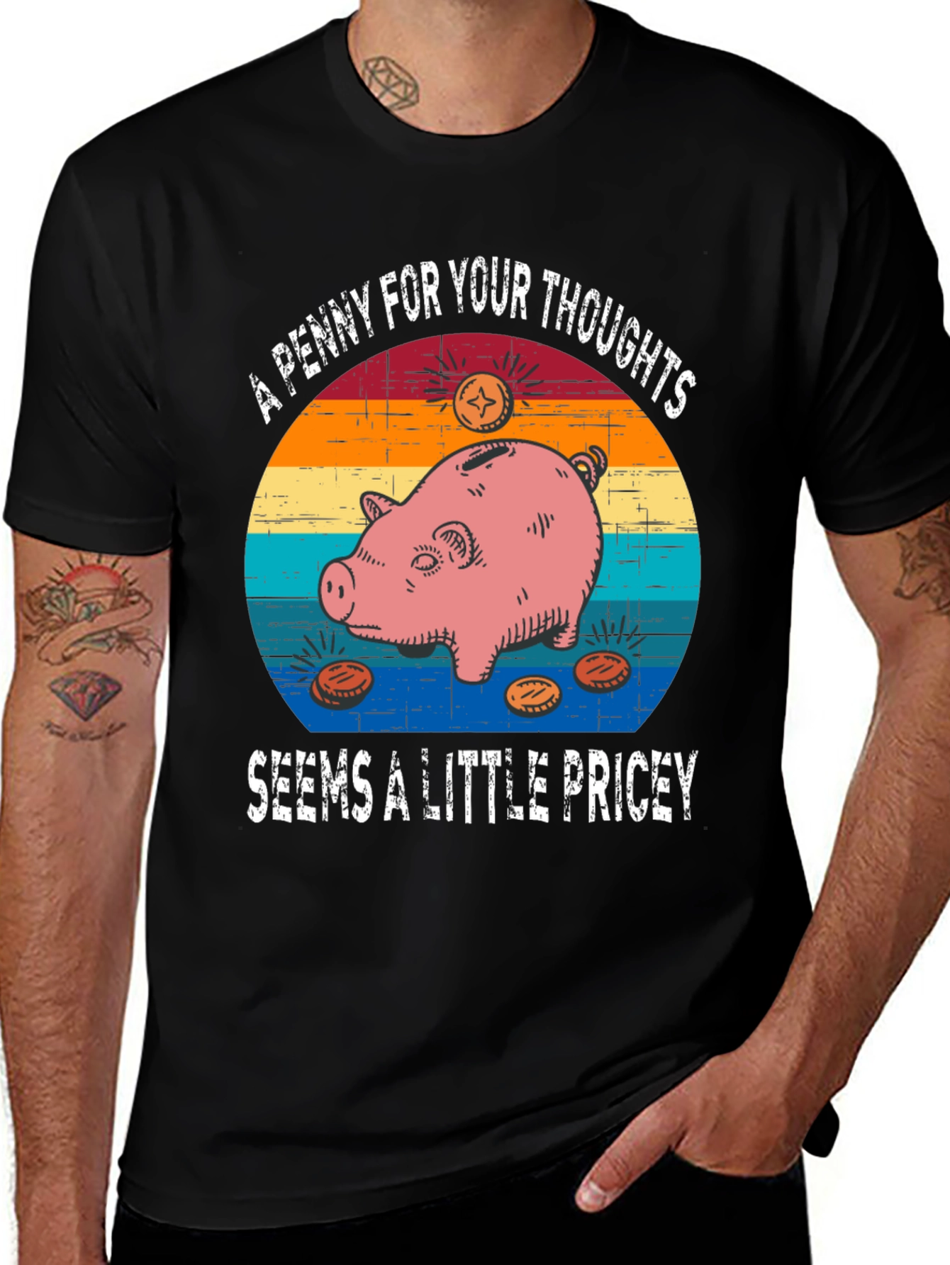 Variant 7 of Penny For Your Thoughts T-Shirt