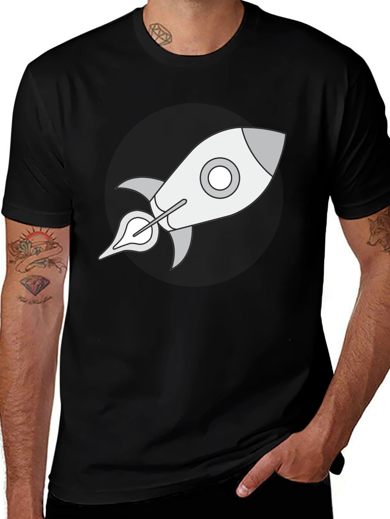Rocket Graphic T-Shirt - Bold & Stylish