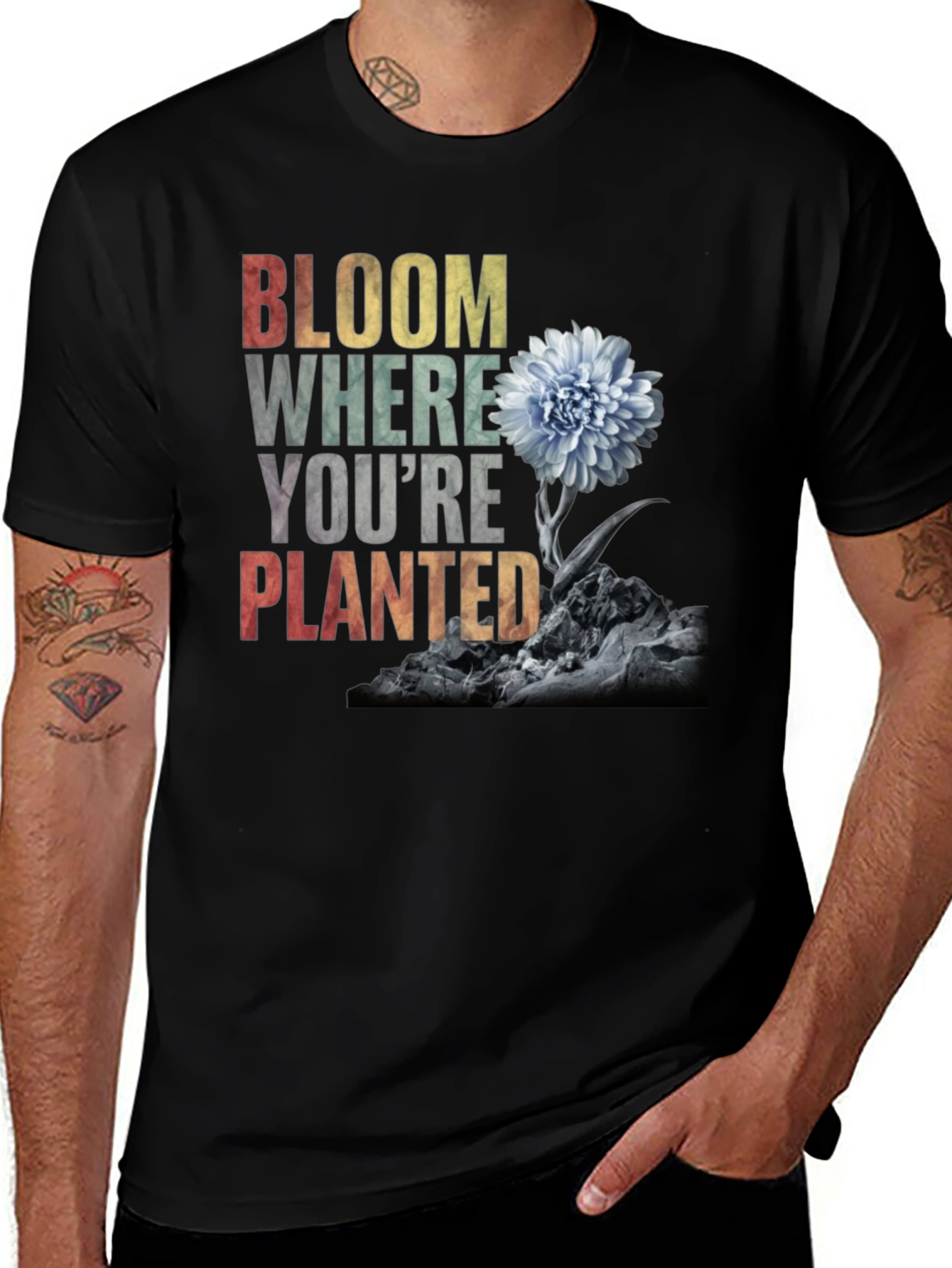 Variant 14 of Bloom Where You're Planted - Graphic T-Shirt