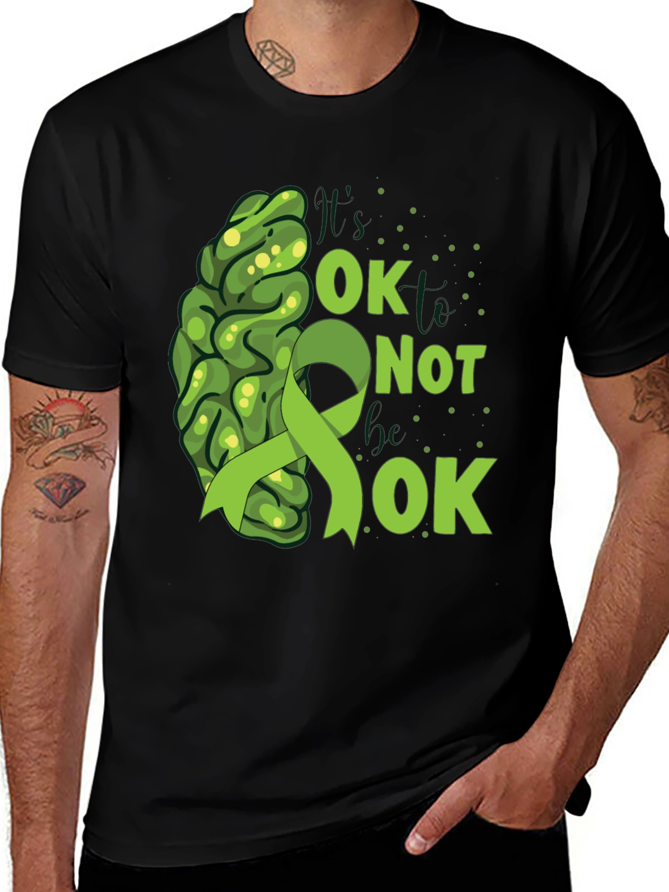 Variant 19 of It's OK Not To Be OK Mental Health Awareness T-Shirt