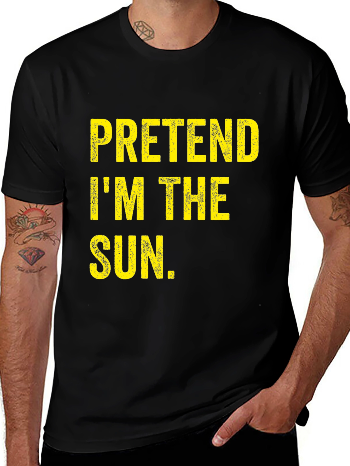 Variant 7 of Pretend I'm The Sun T-Shirt - Funny Costume Tee