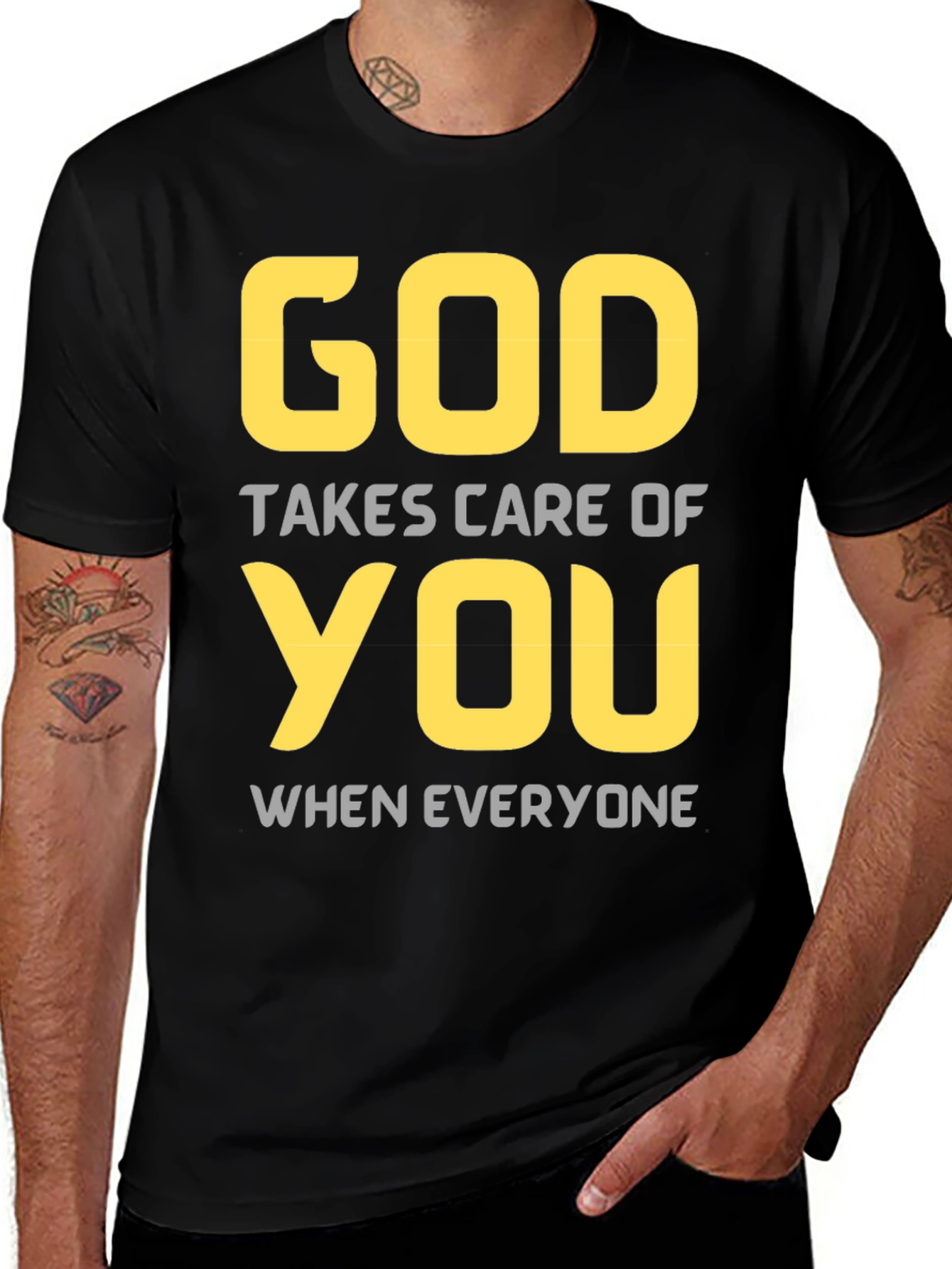 Variant 10 of God Takes Care of You Graphic T-Shirt