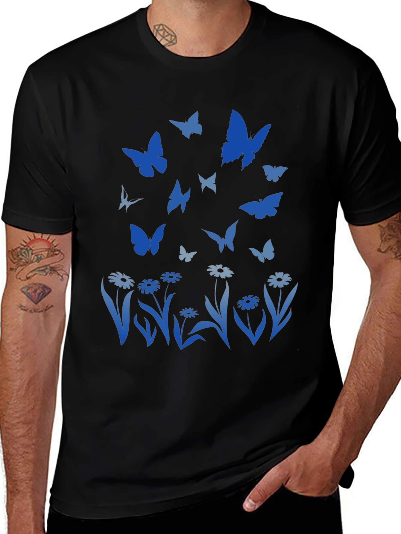 Variant 20 of Butterfly Garden Graphic Tee