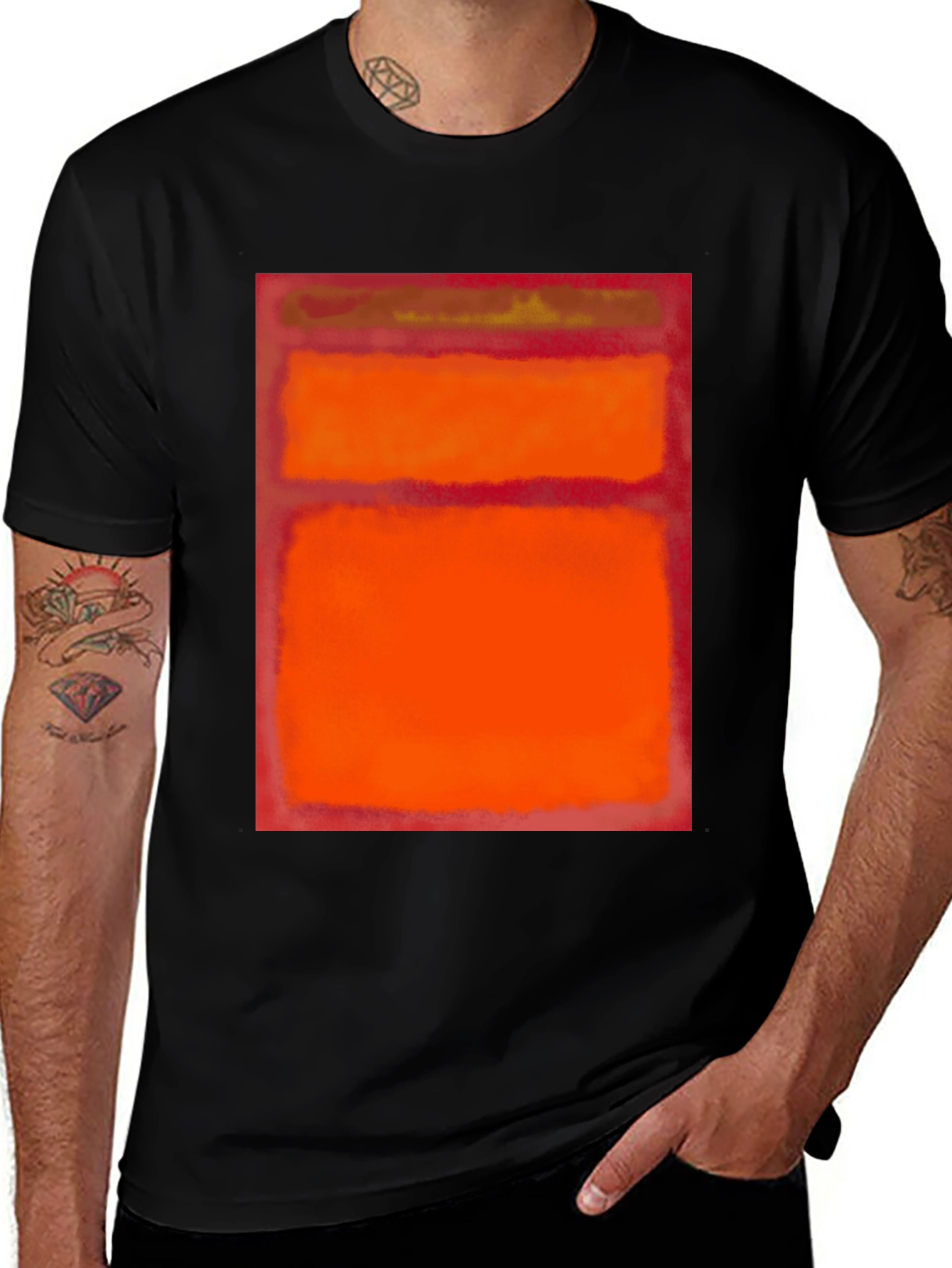 Abstract Art Rothko Style Graphic Tee