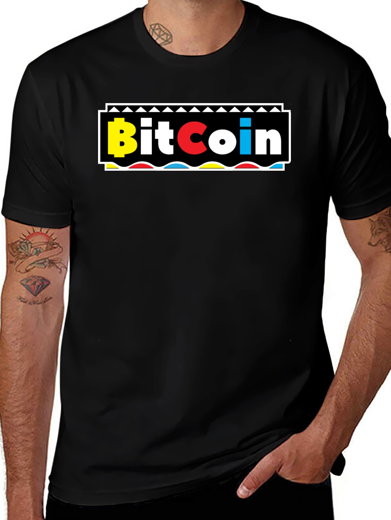 Variant 27 of Bitcoin Graphic Tee - Retro Style