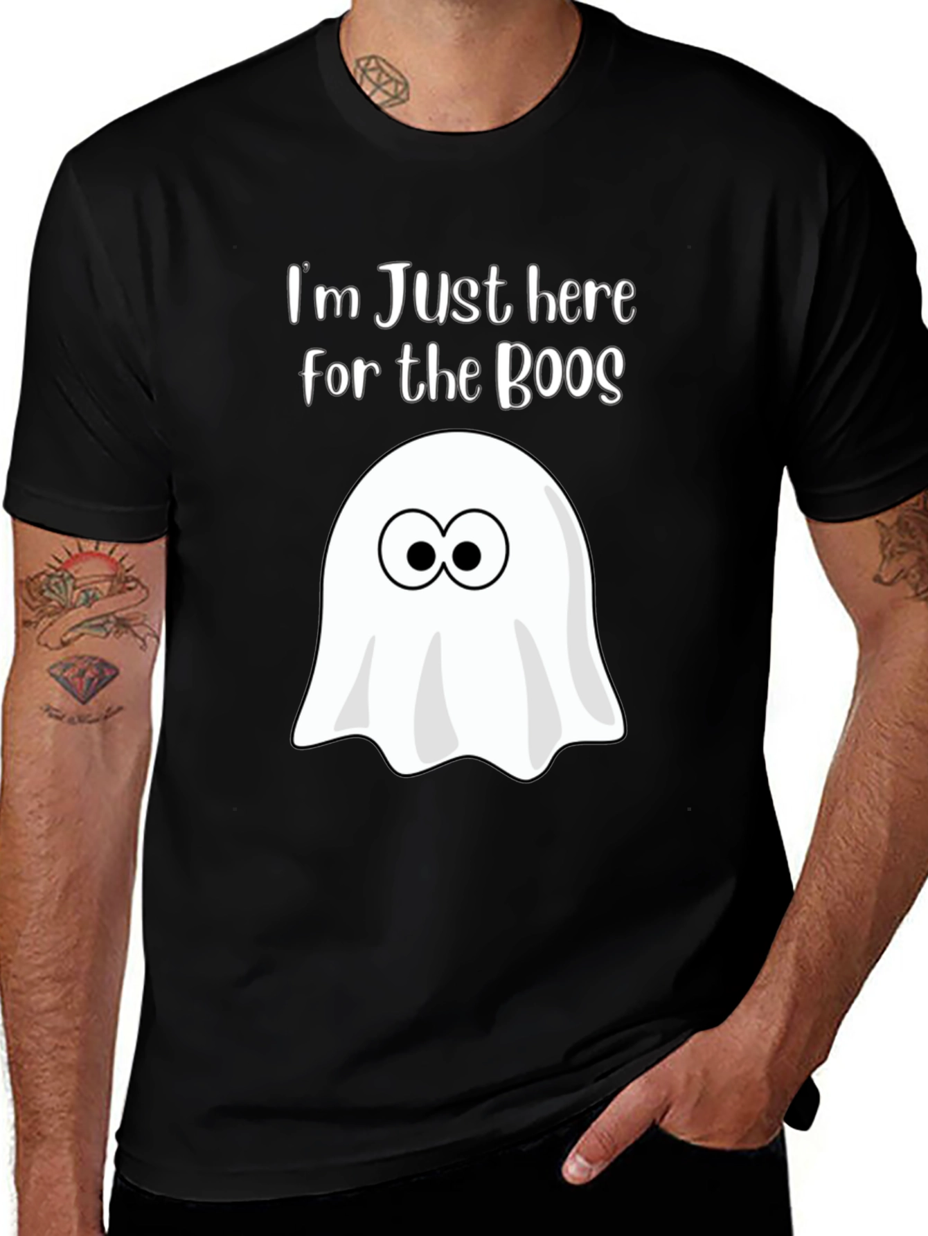 Boo Ghost T-Shirt - Halloween Fun