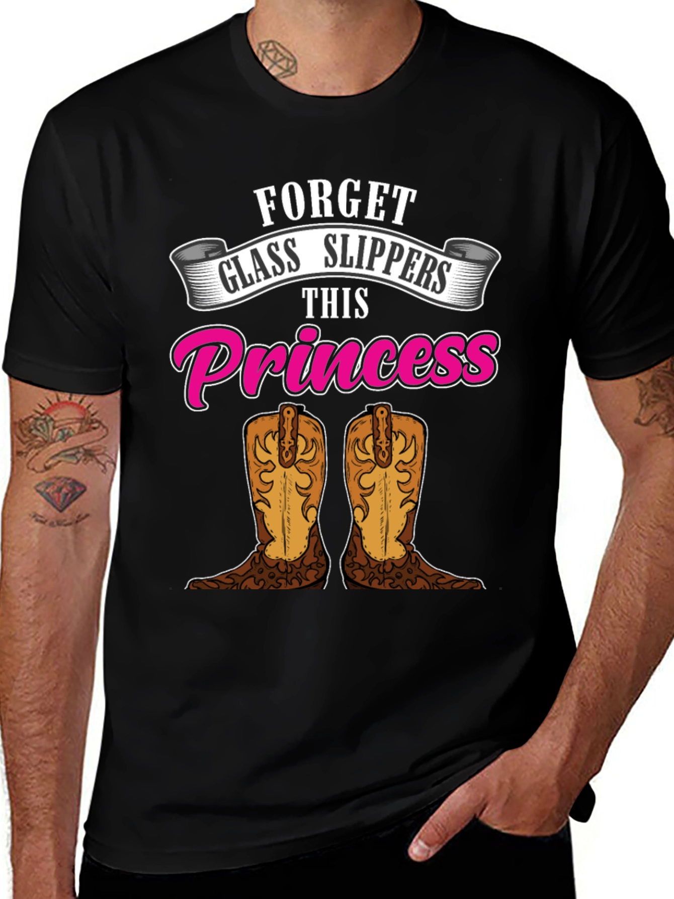 Variant 24 of Forget Glass Slippers Princess T-Shirt