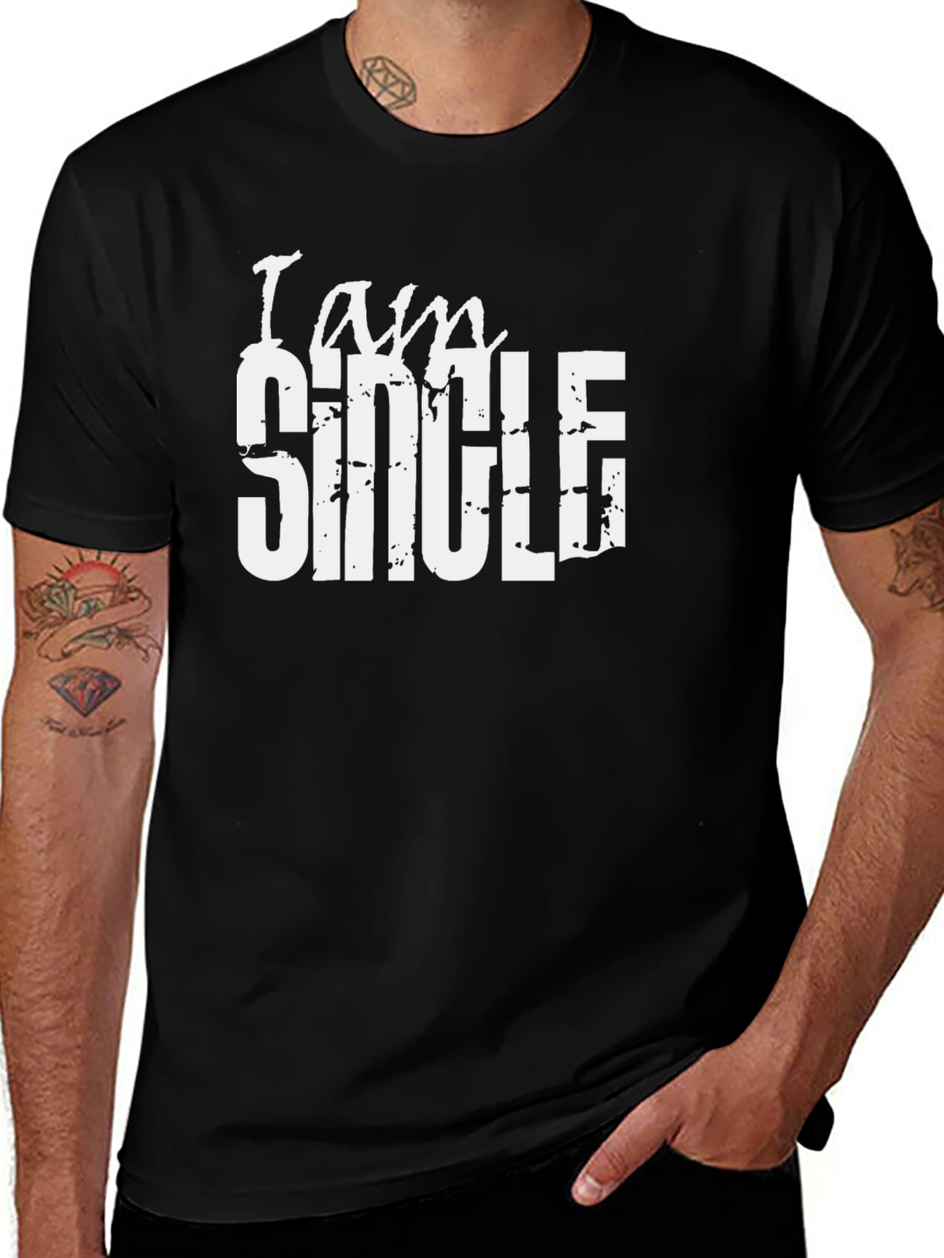 I Am Single Graphic T-Shirt - Bold Statement Tee