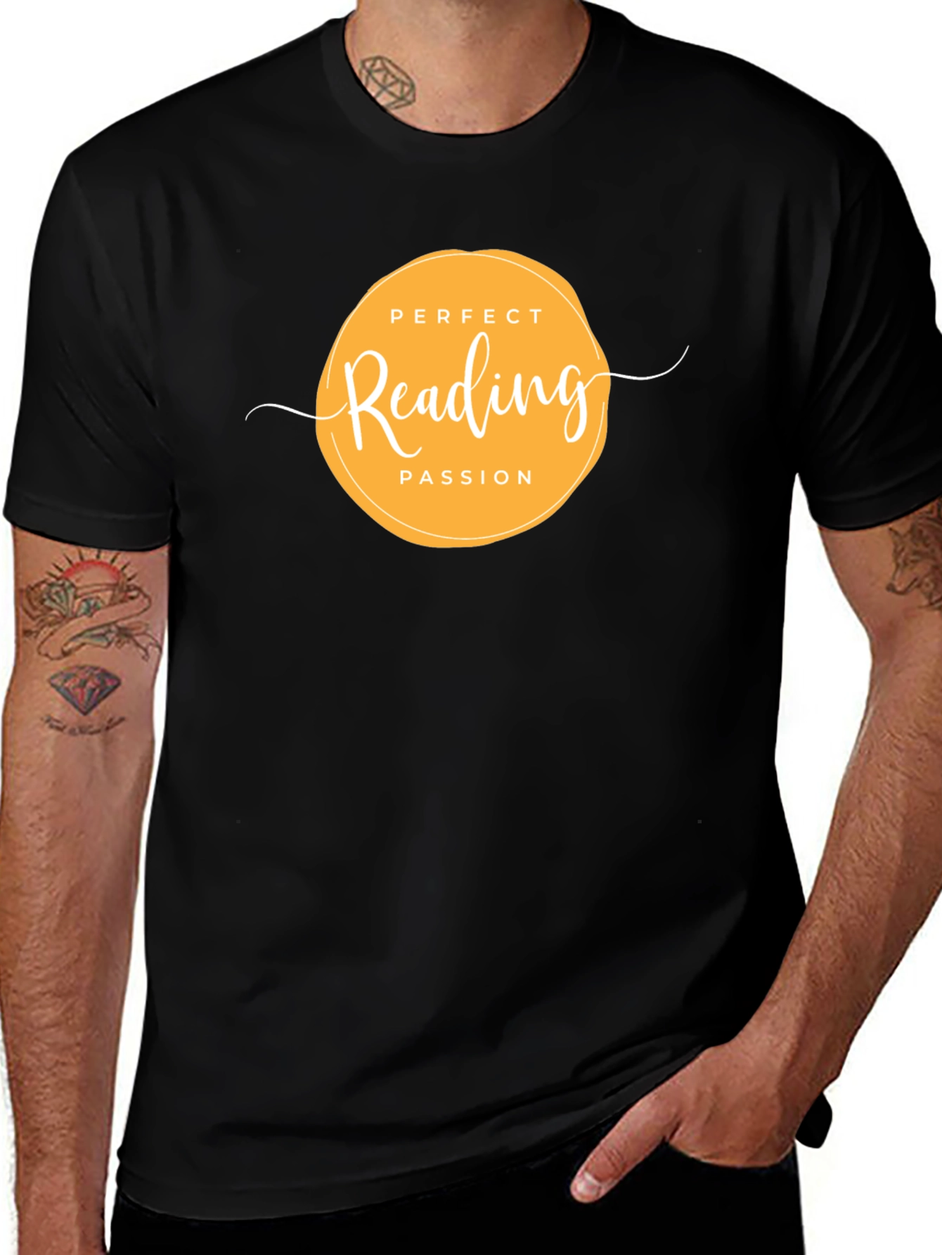 Variant 29 of Perfect Reading Passion Black T-Shirt