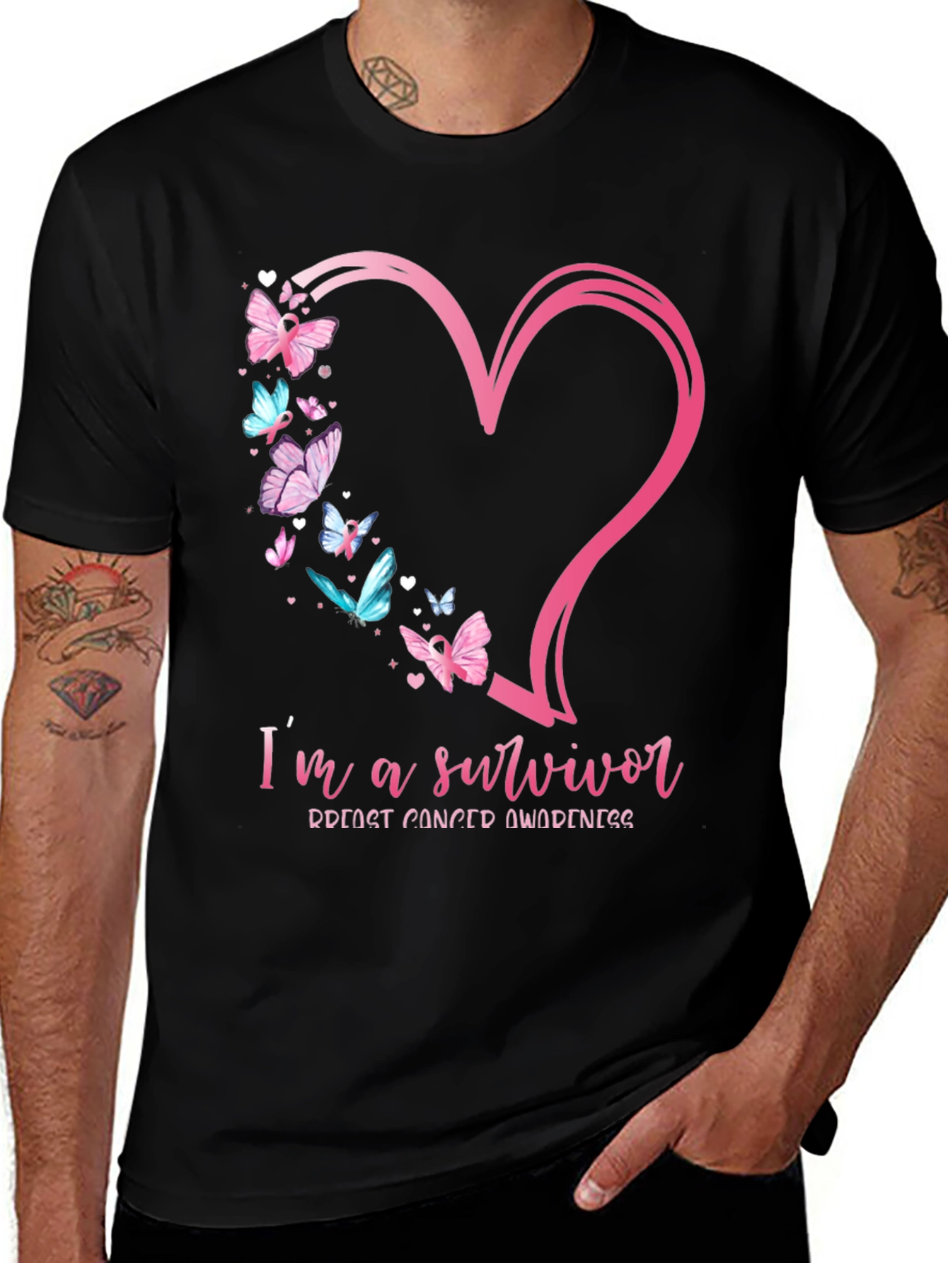Variant 29 of Breast Cancer Awareness Survivor T-Shirt