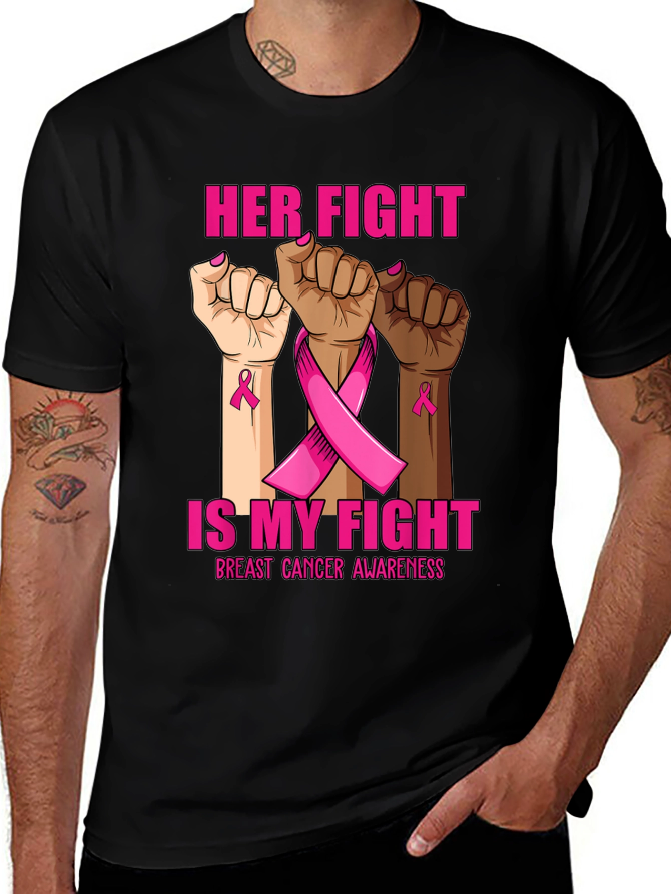 Variant 7 of Breast Cancer Awareness T-Shirt