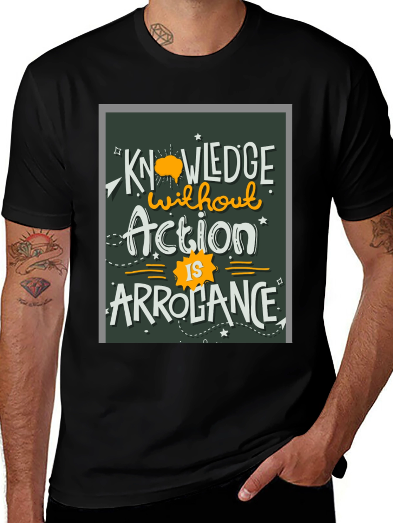 Variant 20 of Knowledge Without Action T-Shirt