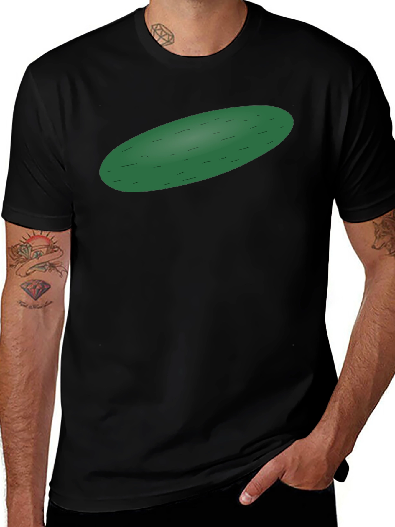 Variant 28 of Pickle Graphic Tee - Unique Black T-Shirt