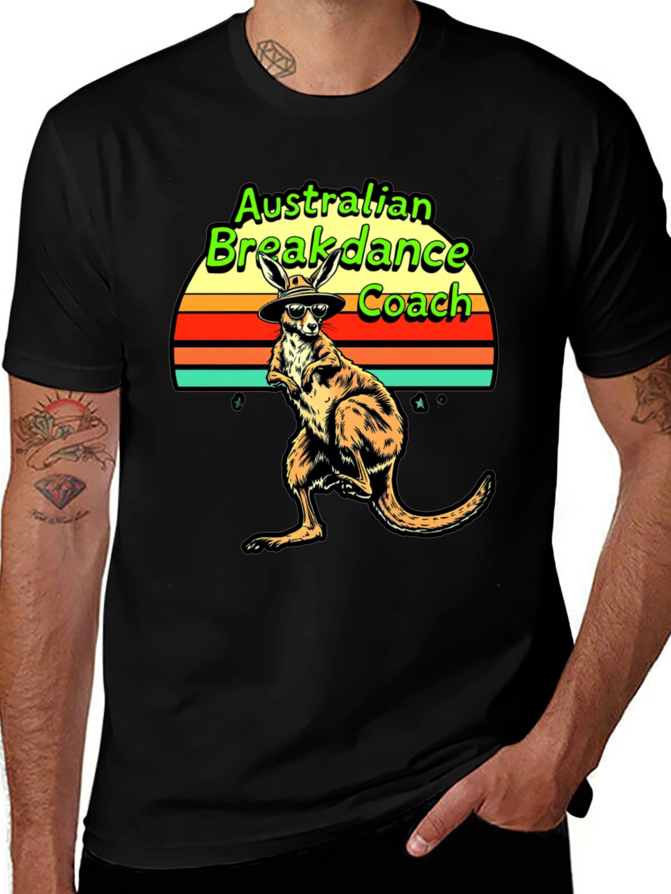 Australian Breakdance Coach Graphic T-Shirt