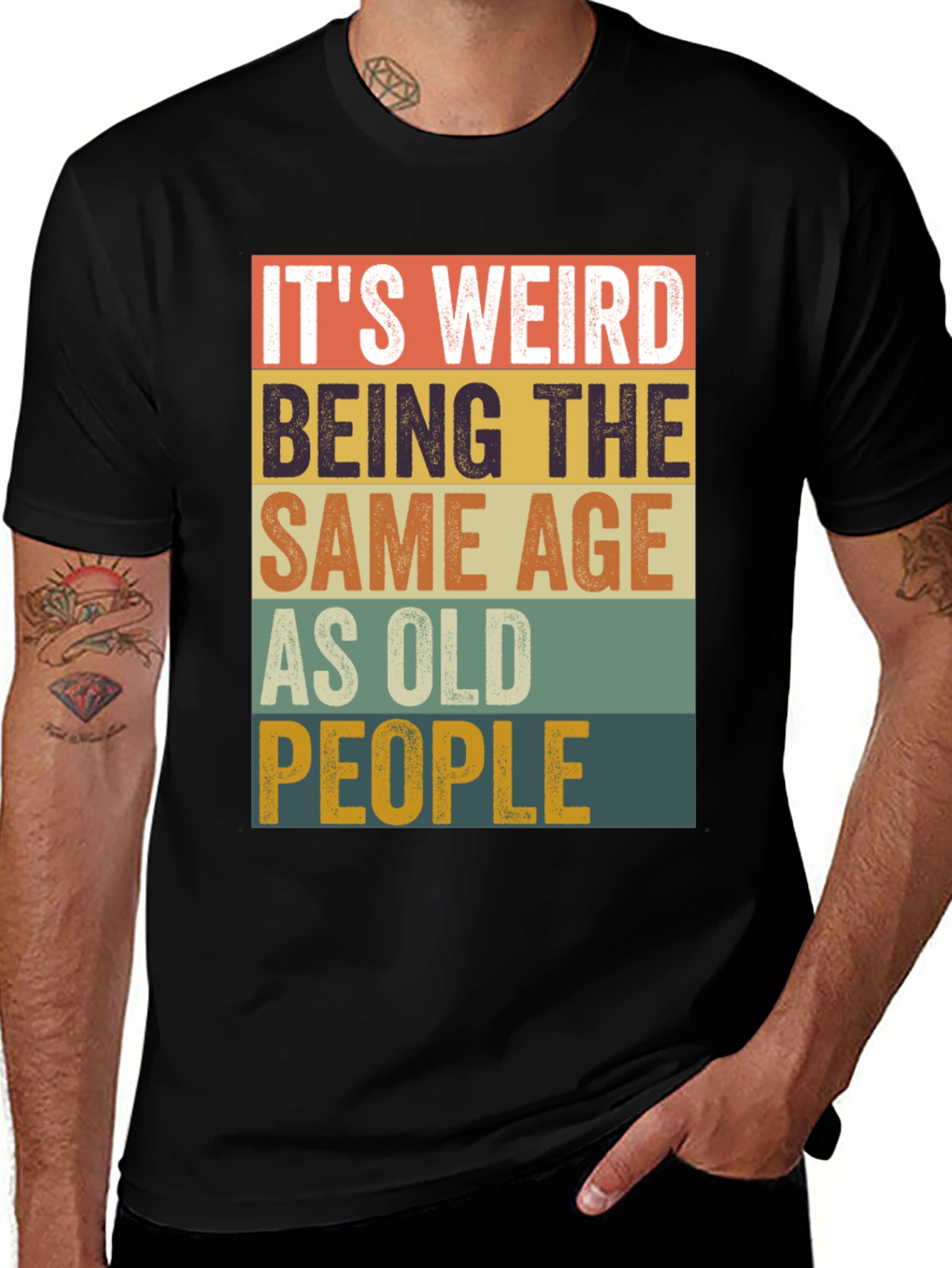 Variant 27 of Funny Age Saying Men's Graphic Tee