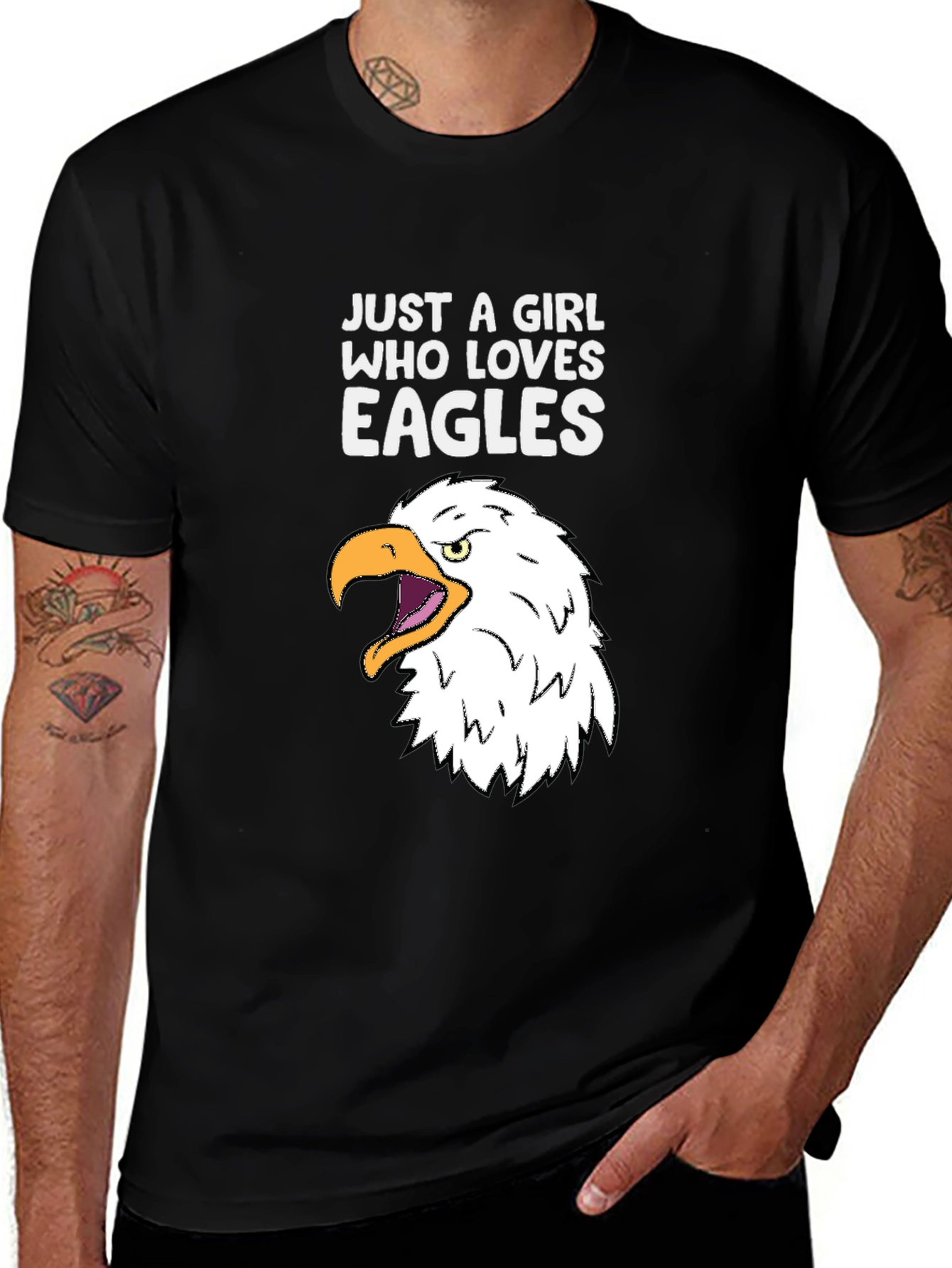 Variant 11 of Just A Girl Who Loves Eagles T-Shirt