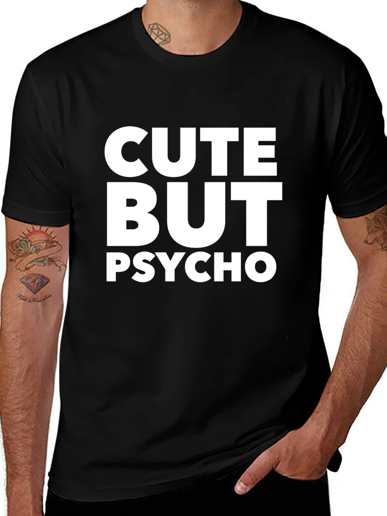 Variant 7 of Cute But Psycho T-Shirt - Funny Novelty Tee