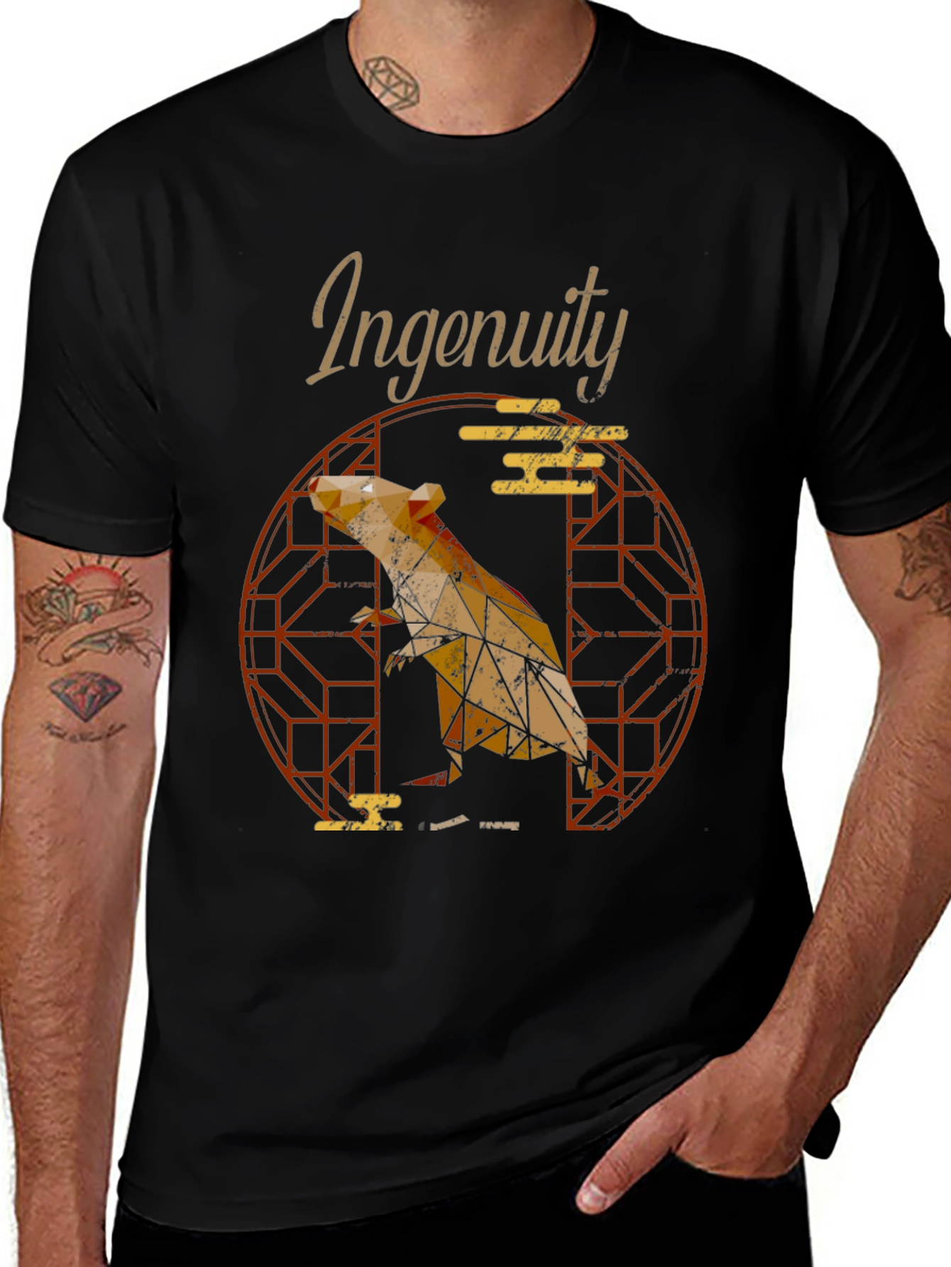 Variant 8 of Ingenuity Rat Graphic T-Shirt - Unique Design