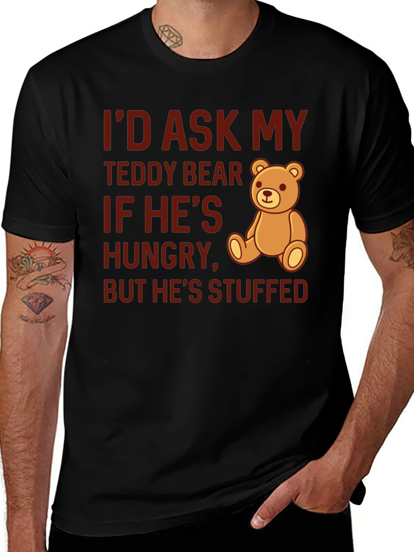 Variant 28 of Funny Teddy Bear Stuffed T-Shirt