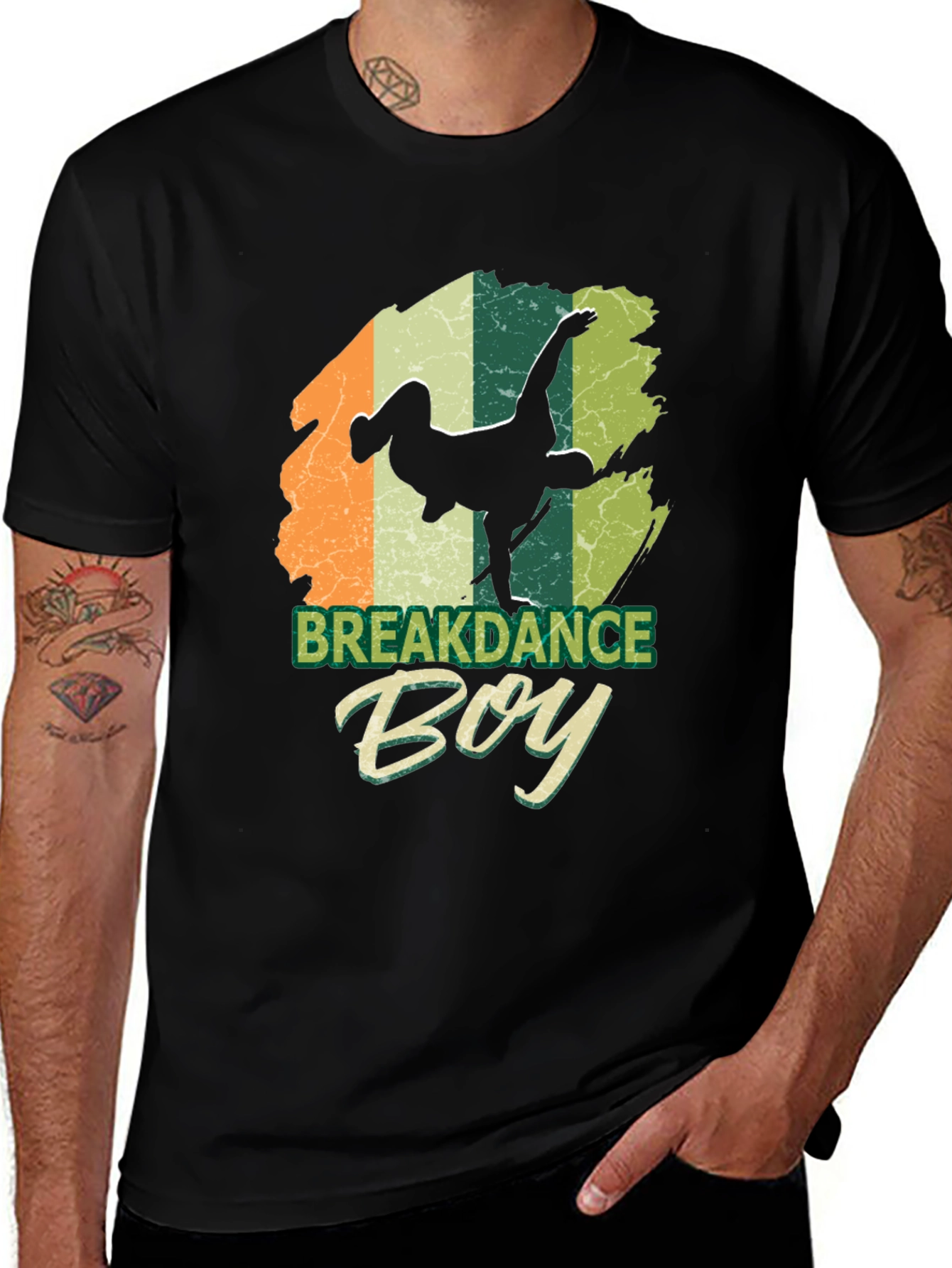 Variant 22 of Breakdance Boy T-Shirt Retro Style