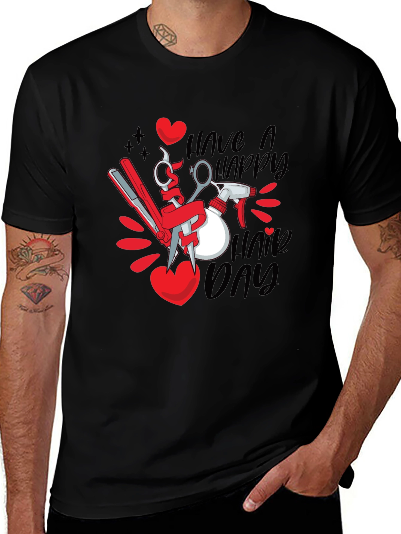 Variant 6 of Hair Stylist Love Day T-Shirt