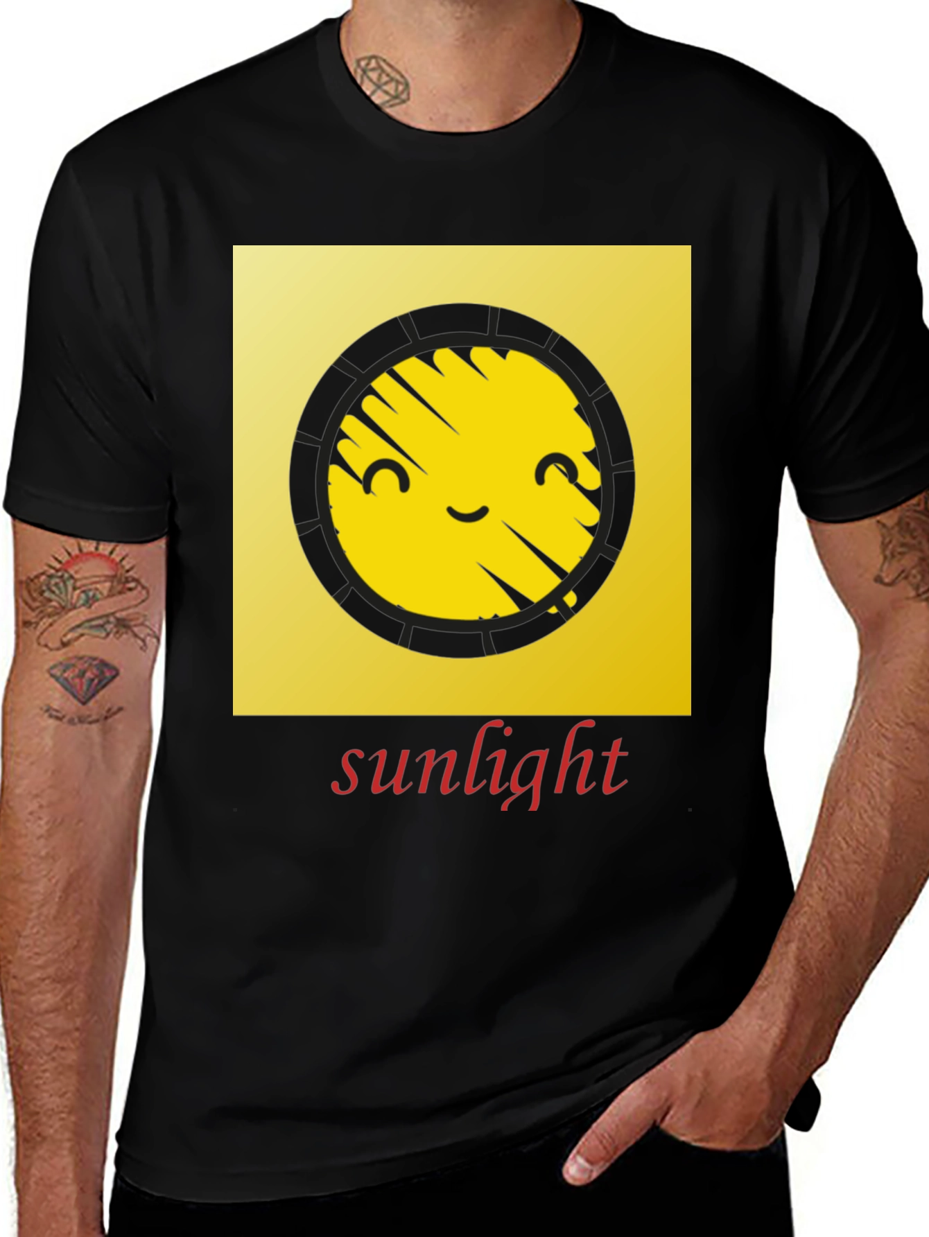 Sunlight Graphic Tee - Happy Sunshine Face