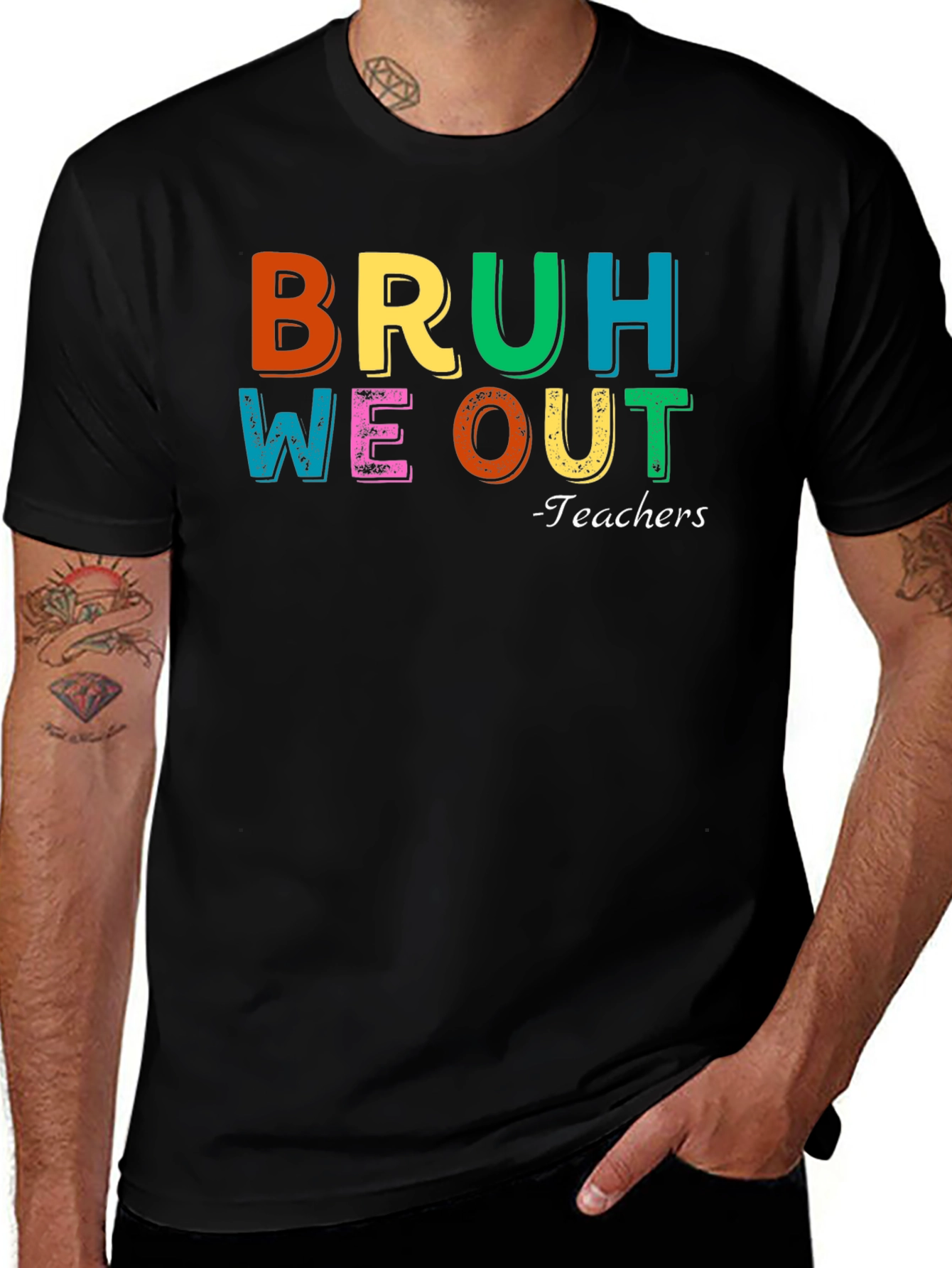 Bruh We Out Teachers T-Shirt